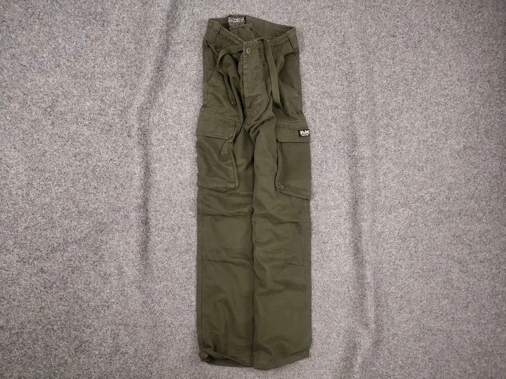 Franklin & Marshall Franklin Marshall American Military Army Baggy Cargo Pants Size US 34 / EU 50 - 1 Thumbnail