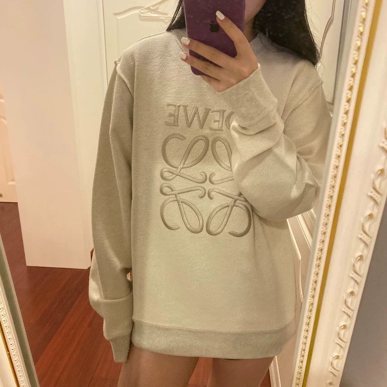 Loewe Loewe Embroidered classic sweater Size L / US 10 / IT 46 - 1 Thumbnail