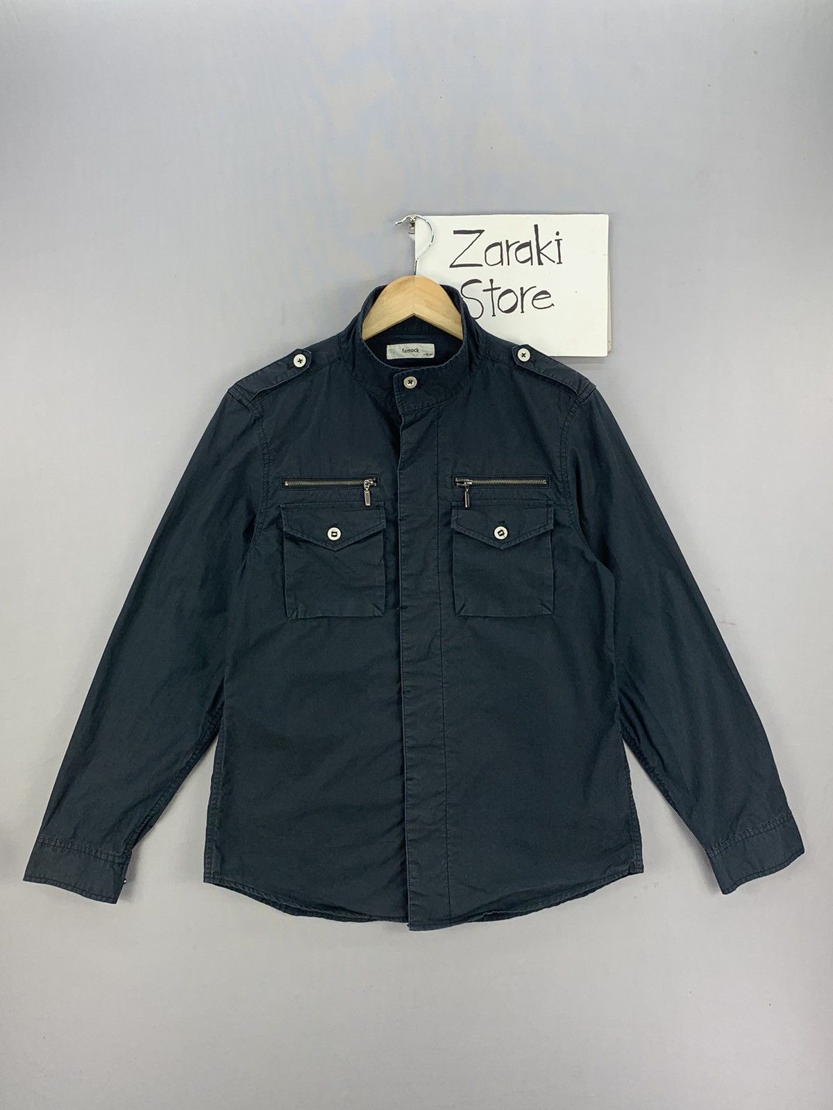 Japanese Brand Japanese Brand Button Up Tactical Light Jacket Size US M / EU 48-50 / 2 - 1 Thumbnail