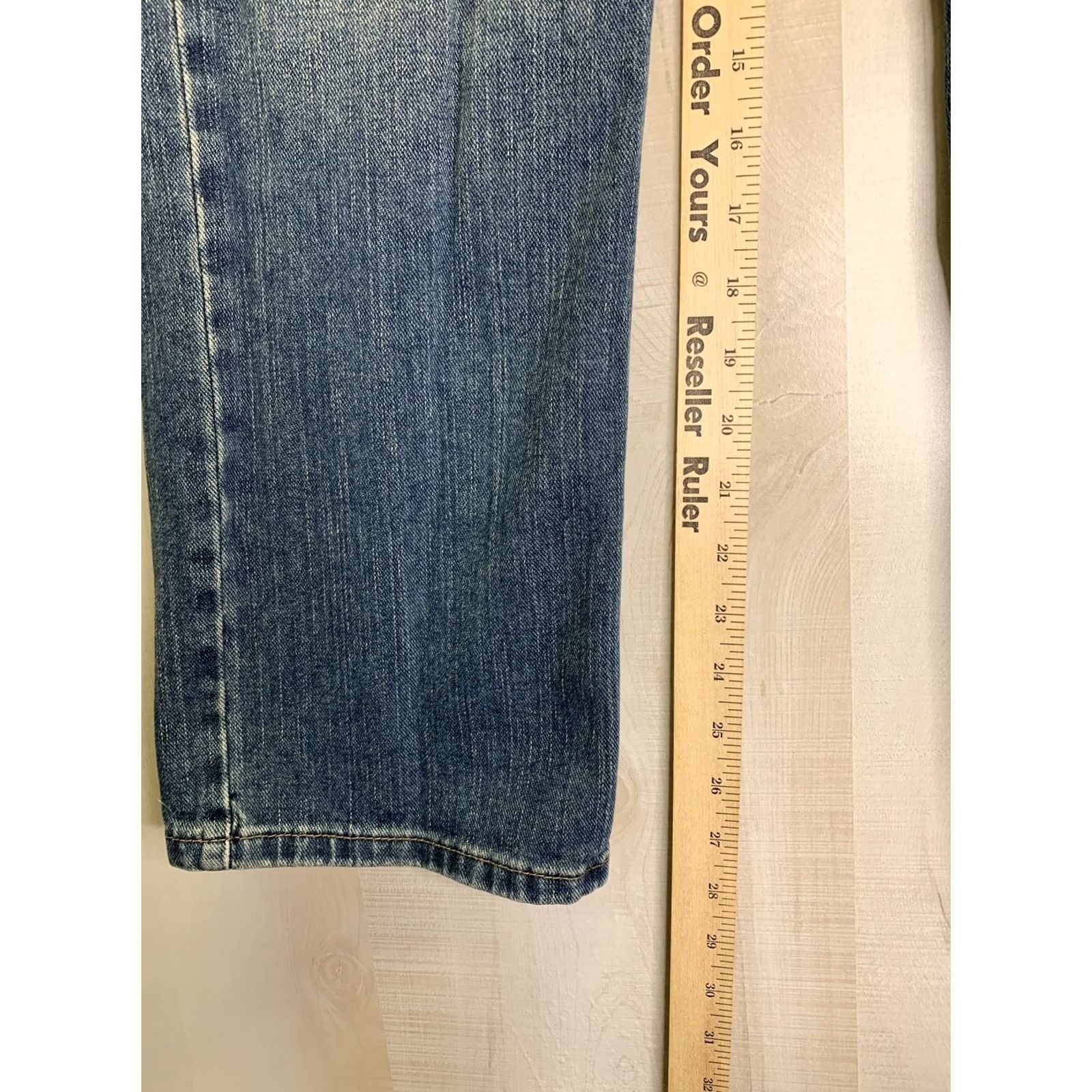 Levi's Levi’s Strauss Signature Jeans Men’s 30x30 Color Distressed Denim-4016 Plain/Blue 5-Pocket Design Straight Regular XS? Size US 30 / EU 46 - 4 Thumbnail
