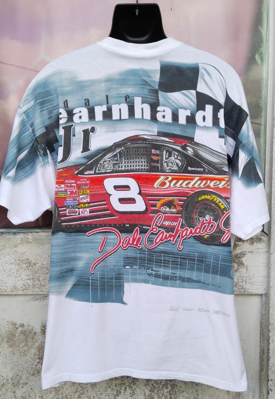 NASCAR × Vintage Vintage Nascar Dale Earnhardt Jr Tee Size US XL / EU 56 / 4 - 1 Thumbnail