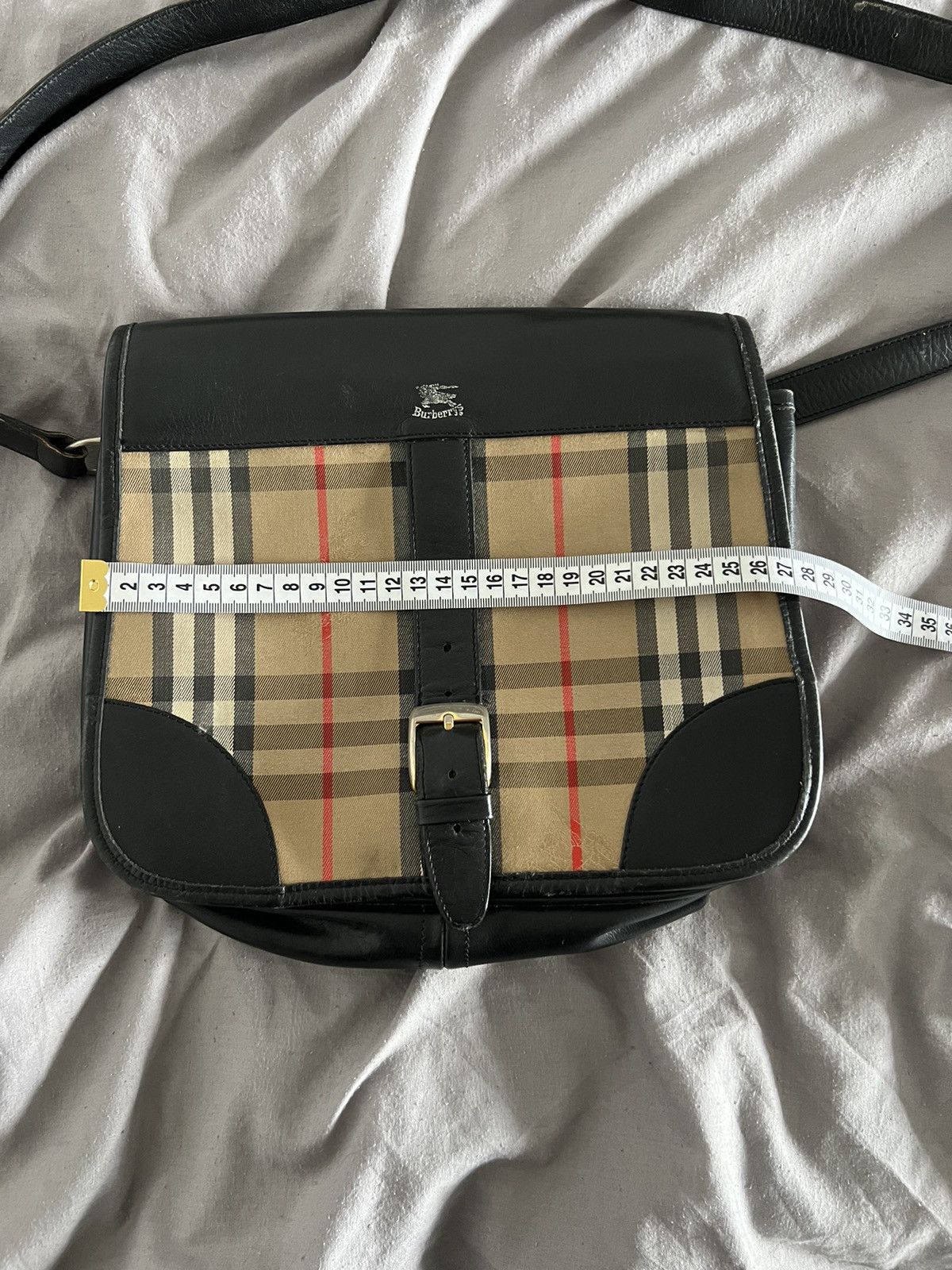 Burberry × Designer × Vintage Burberry Bag Vintage Nova Check London Y2k Size ONE SIZE - 23 Thumbnail