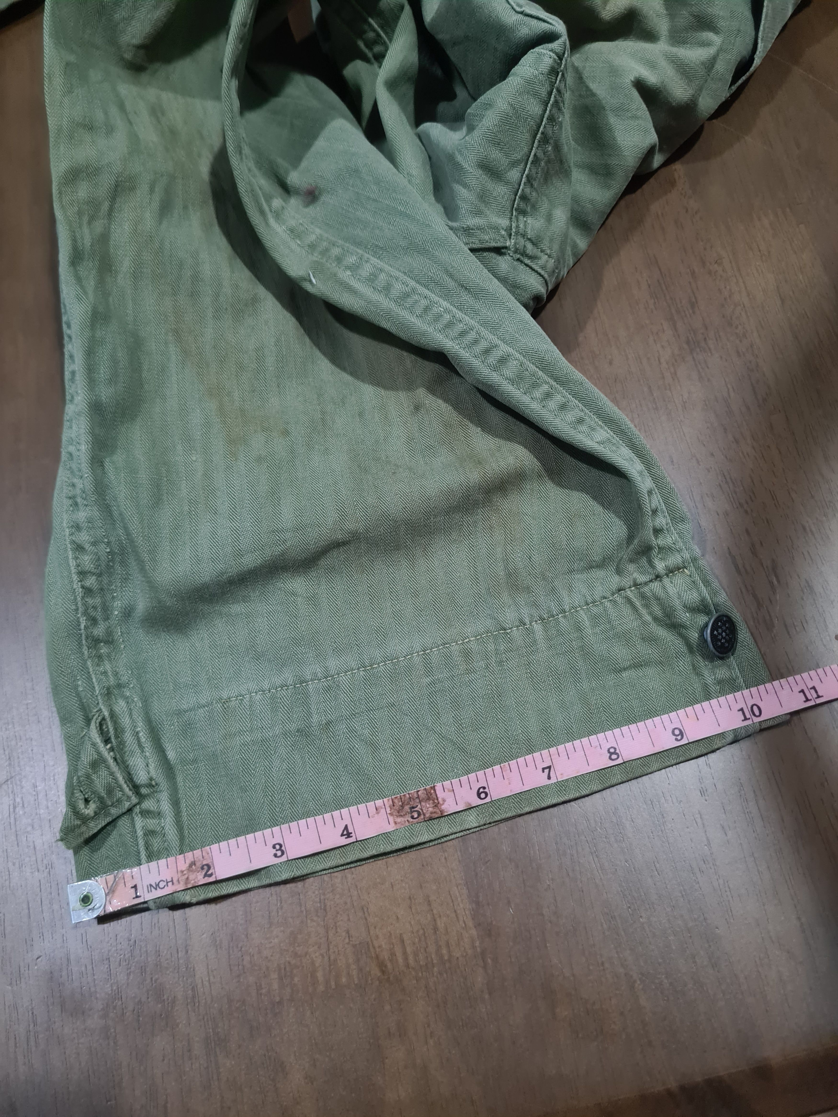 Vintage army military coverall overall hbt 13 star button Size US 42 / EU 58 - 15 Thumbnail