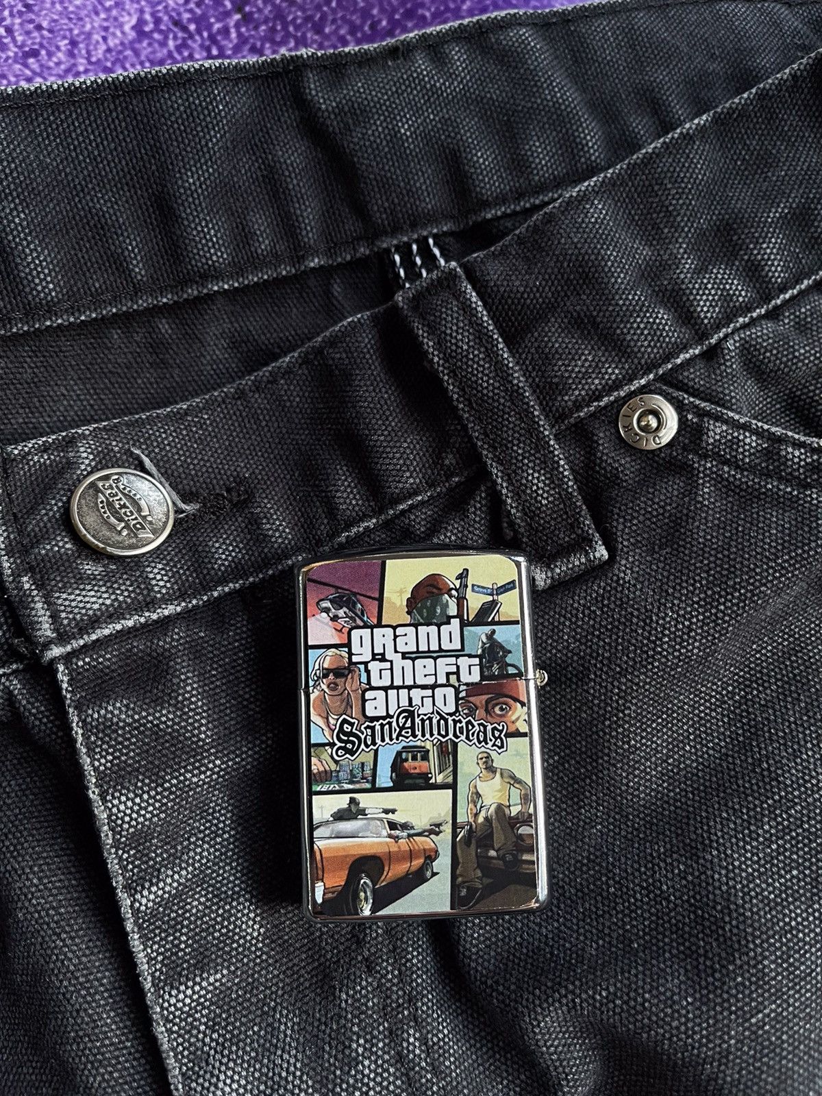 Vintage 00s Vintage WORK lighter two side GTA SAN Andreas Size ONE SIZE - 5 Thumbnail