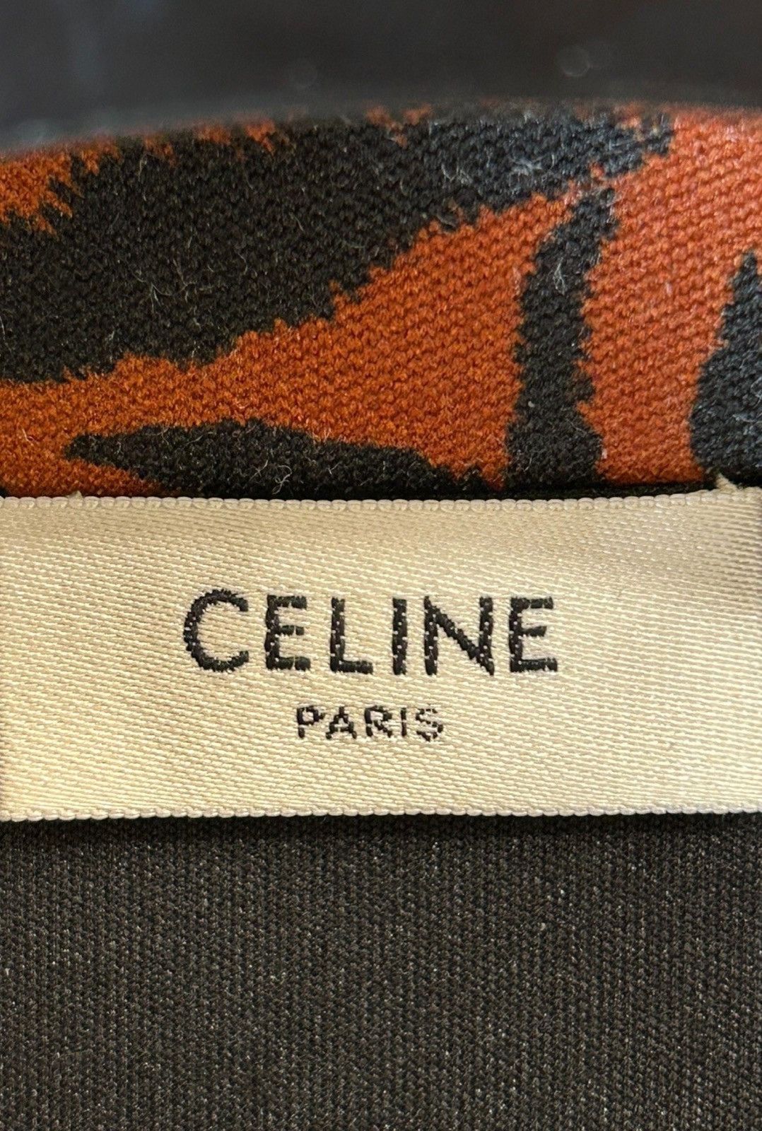Celine Celine Tiger Pattern Leopard Jacket Sz.L Size US L / EU 52-54 / 3 - 4 Thumbnail