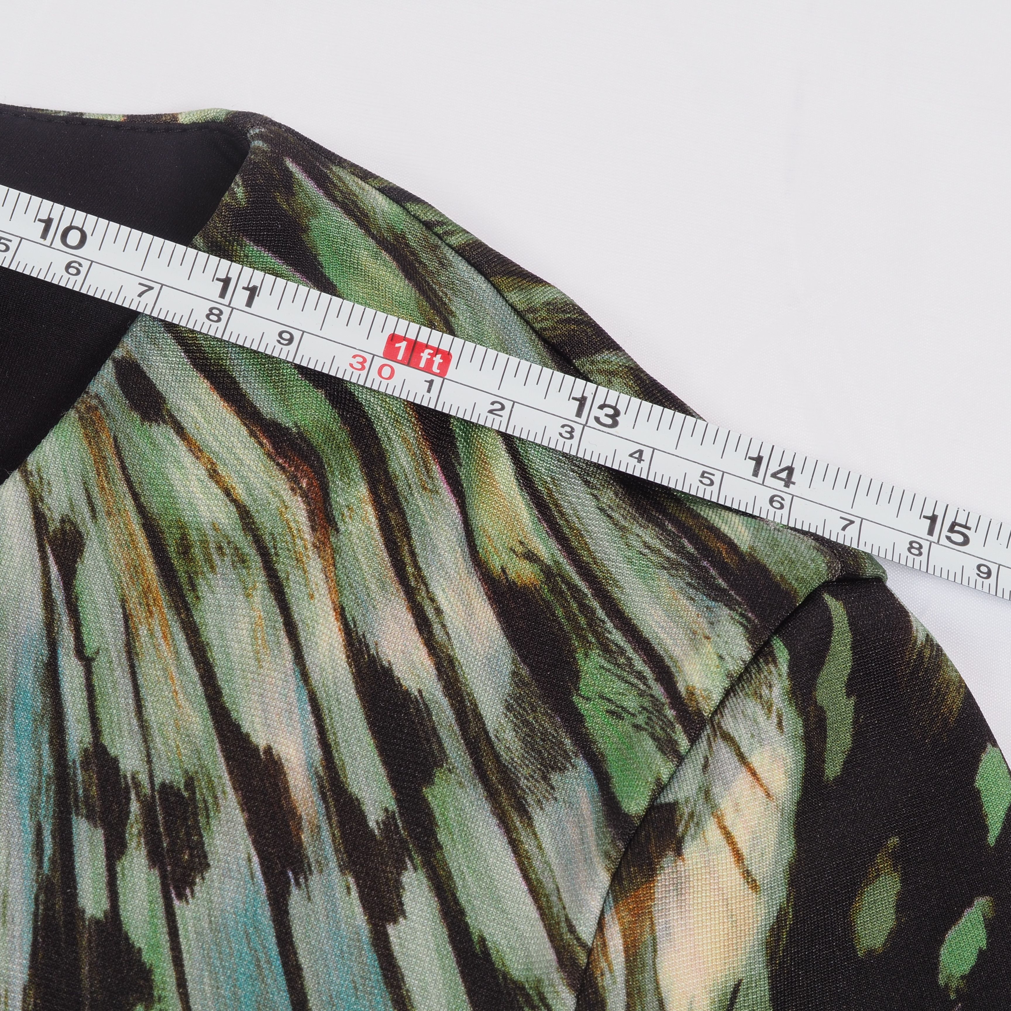 Just Cavalli × Roberto Cavalli Just Cavalli Vintage Bodycon Mini Dress Feather Print Size M / US 6-8 / IT 42-44 - 9 Thumbnail