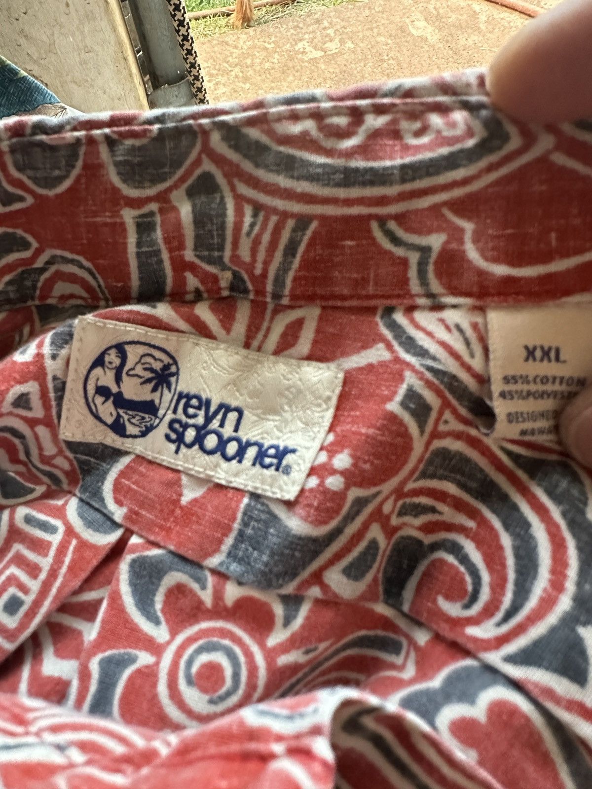Reyn Spooner Reyn Spooner Hawaiian Print 3/4 Button Red Men's XXL Size US XXL / EU 58 / 5 - 4 Thumbnail