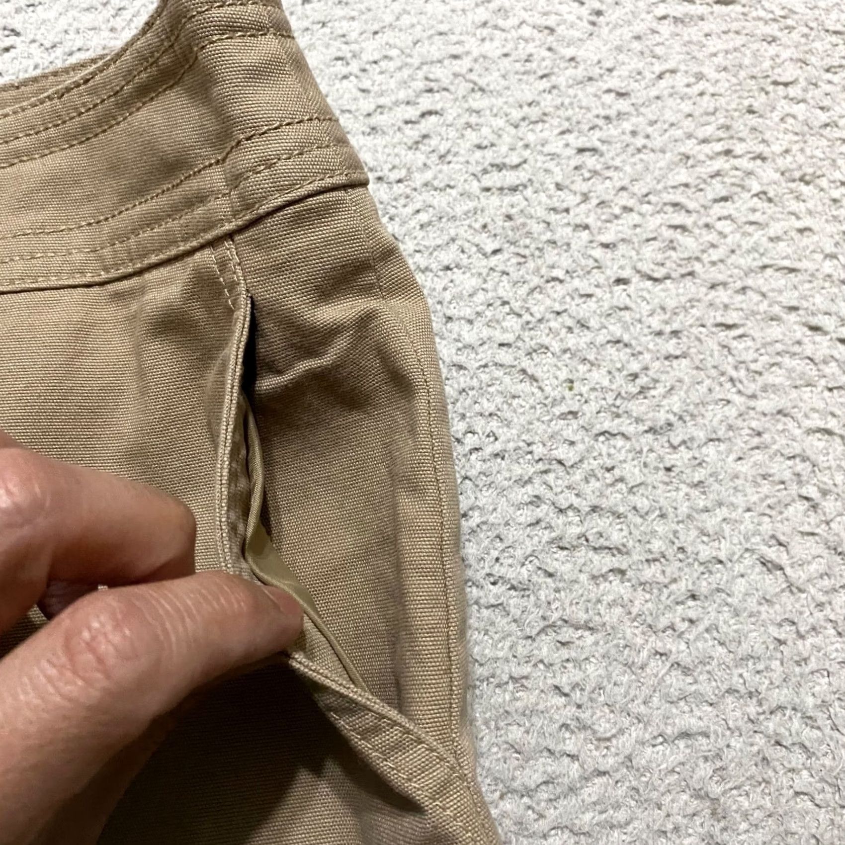 Talbots Talbots Beige Pencil Skirt Womens 2P Petites Office Business Straight Pockets Size 26" / US 2 / IT 38 - 7 Thumbnail