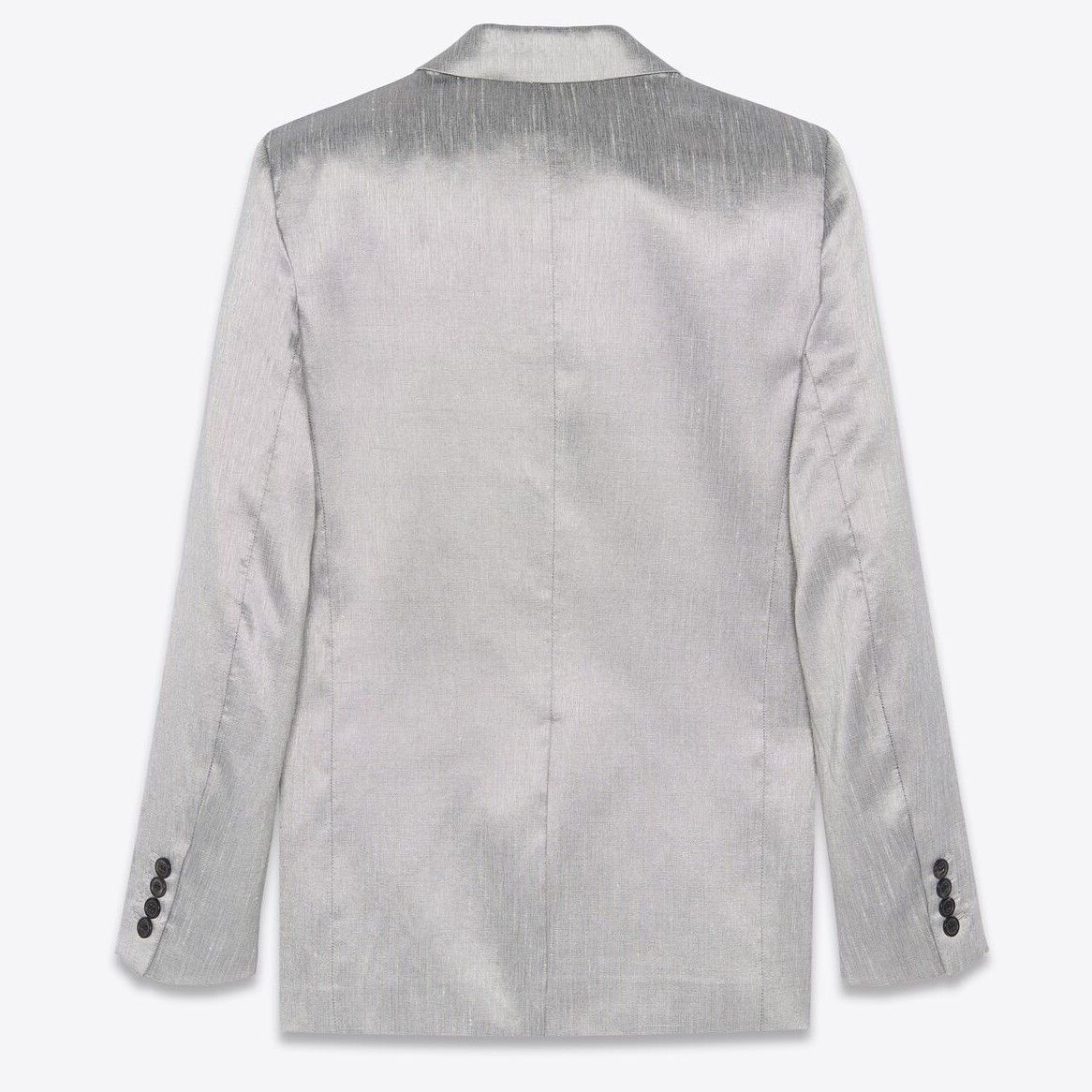 Saint Laurent Paris o1s1wg110724 Blazer in Grey Size US M / EU 48-50 / 2 - 2 Thumbnail