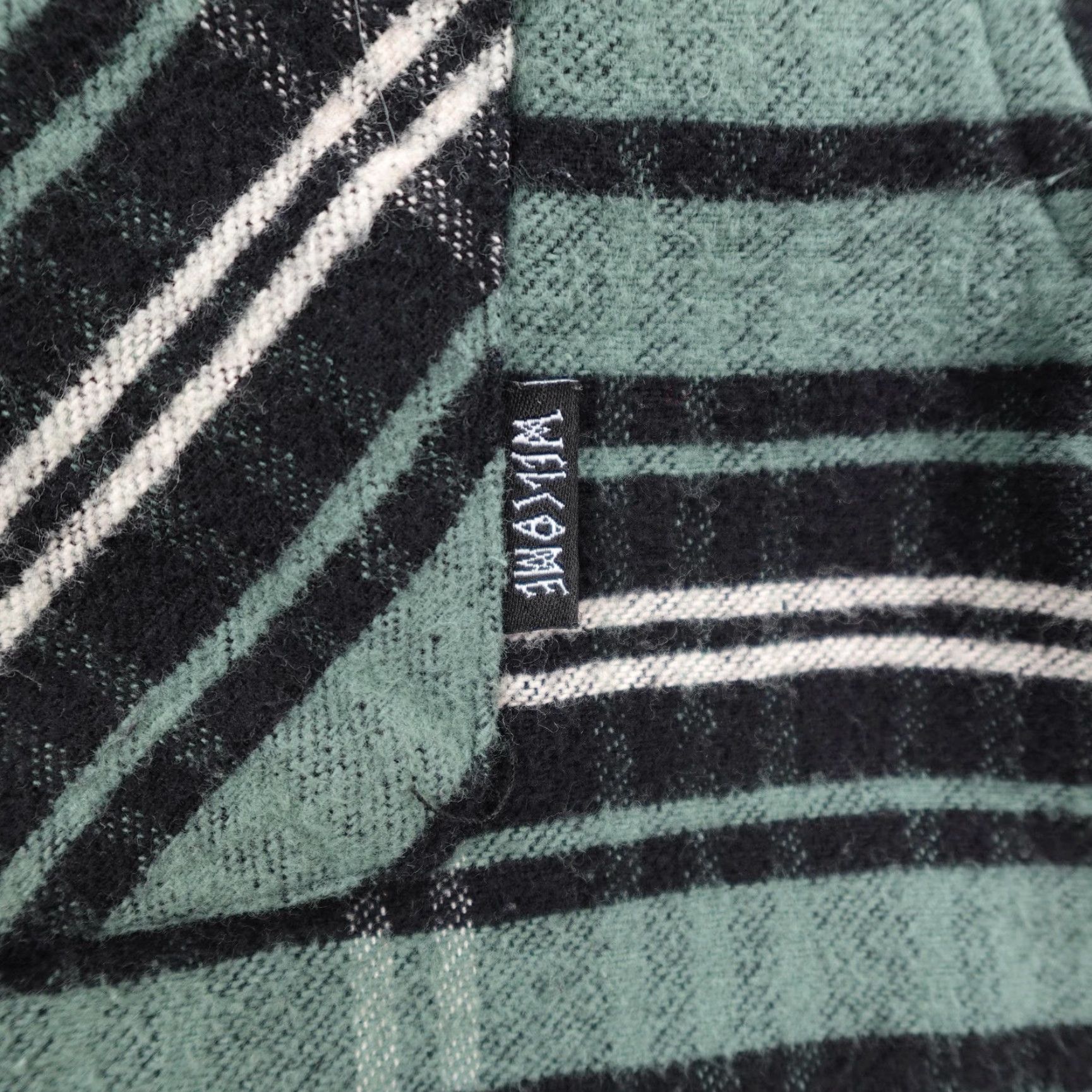 Welcome Skateboards VINTAGE Welcome Skateboards Shirt Plaid Flannel Shacket Heavyweight - Green - Large - Men Size US L / EU 52-54 / 3 - 4 Thumbnail
