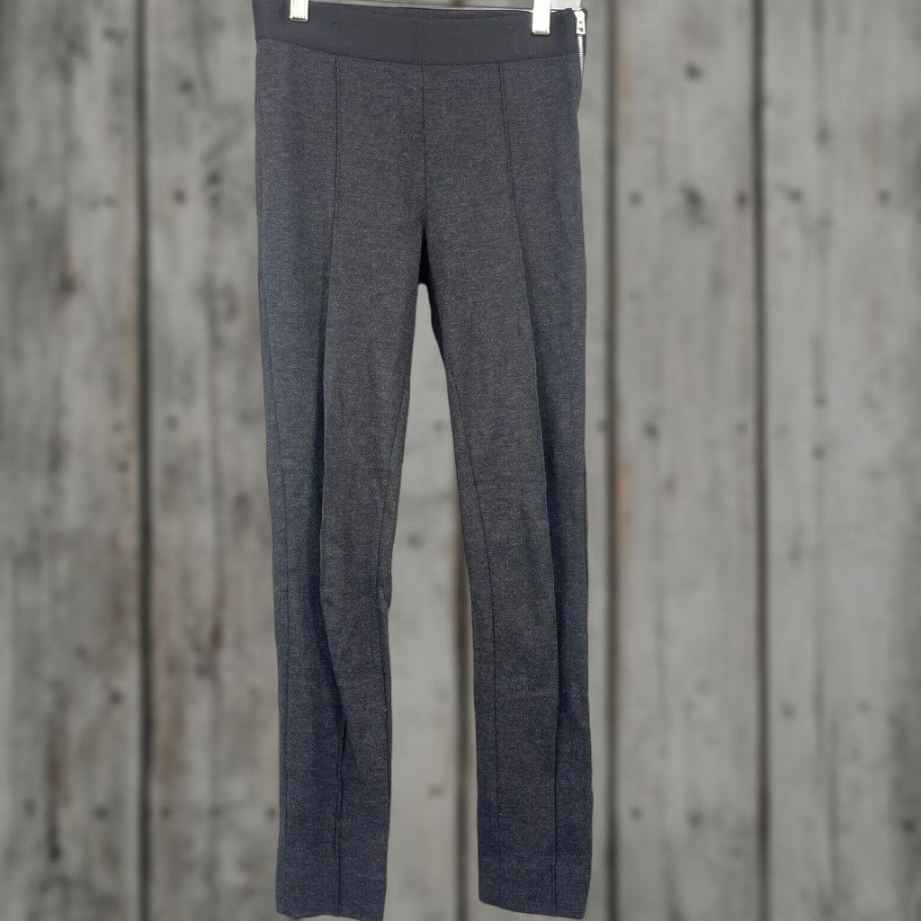 Everlane Everlane Pants Womens Charcoal Straight Leg Side Zip Career Stretch 00 Regular Cropped Size 24" / US 00 / IT 34 - 1 Thumbnail