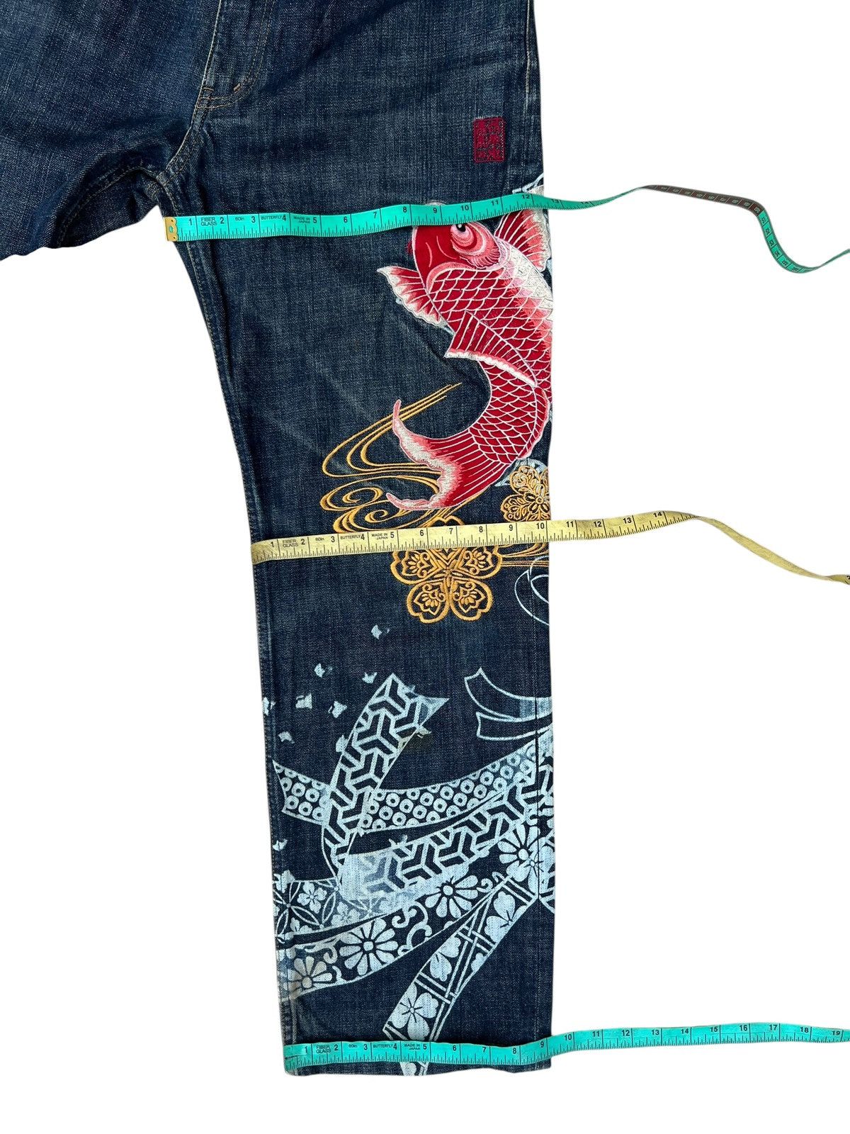 Karakuri Tamashii Karakuri Tamashi Embroidery Denim Multi Pocket Jeans Size US 34 / EU 50 - 5 Thumbnail