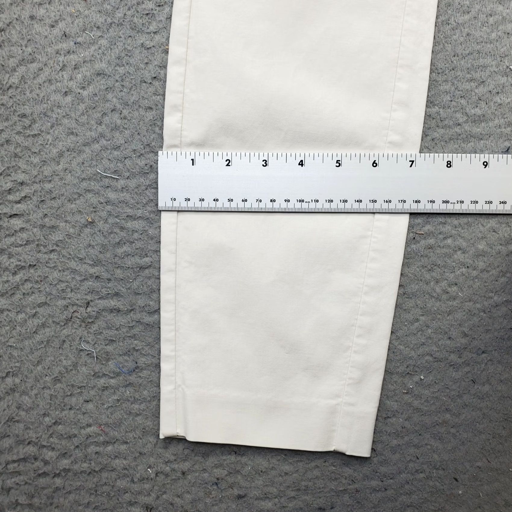 Rag & Bone Rag & Bone Womens 6 White Stretch Straight Leg Ankle Pants Flat Front Back Zip Shirt? Size 28" / US 6 / IT 42 - 5 Thumbnail