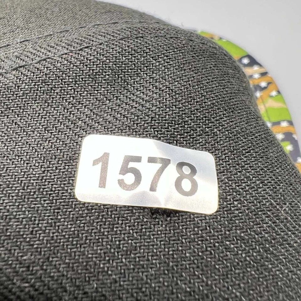 New Era Los Angeles LA Dodgers Hat Men 7 3/4 Black Camo MLB Fitted Size ONE SIZE - 8 Thumbnail