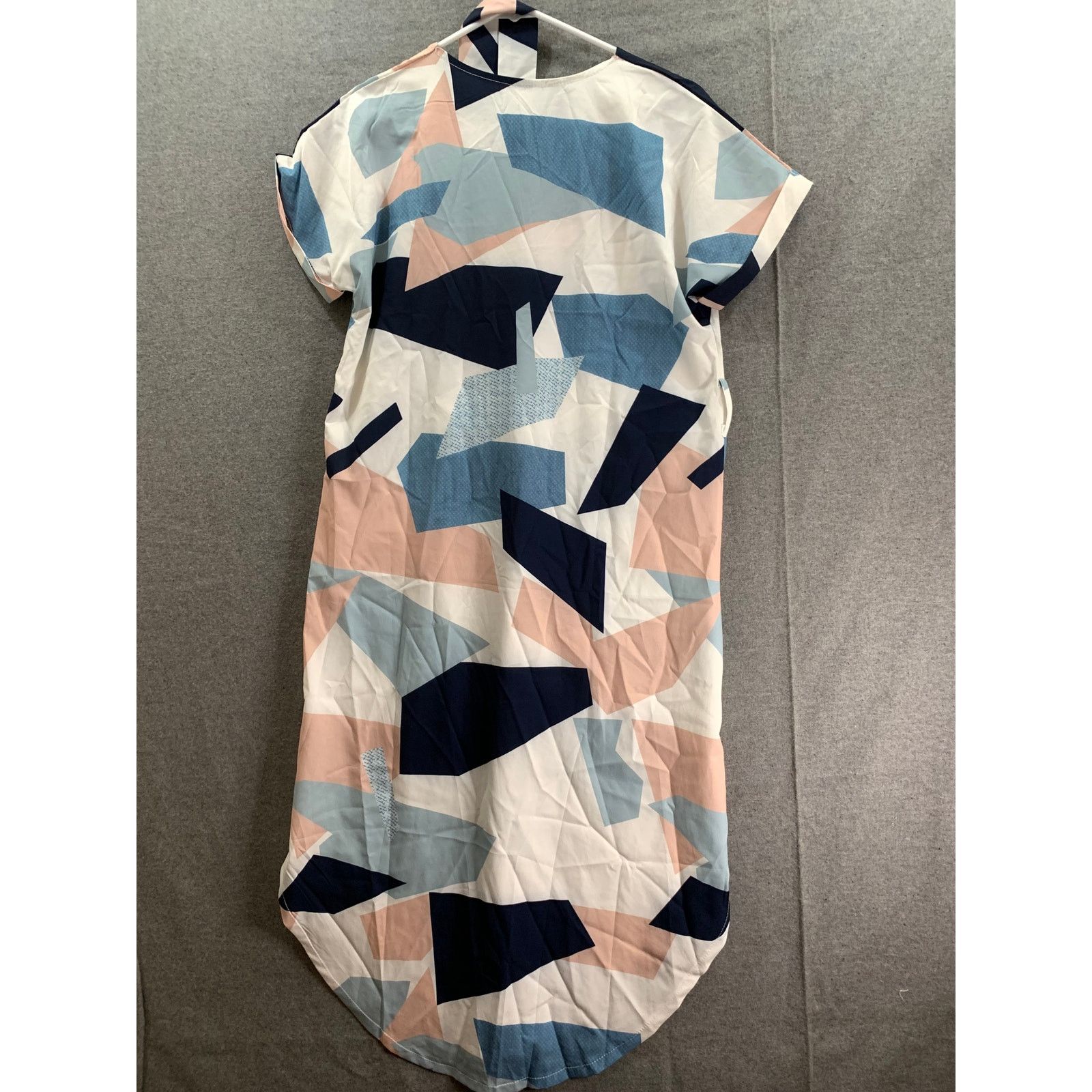 Other Colorblock Pattern Dress Women Medium Midi Dress Size M / US 6-8 / IT 42-44 - 2 Thumbnail