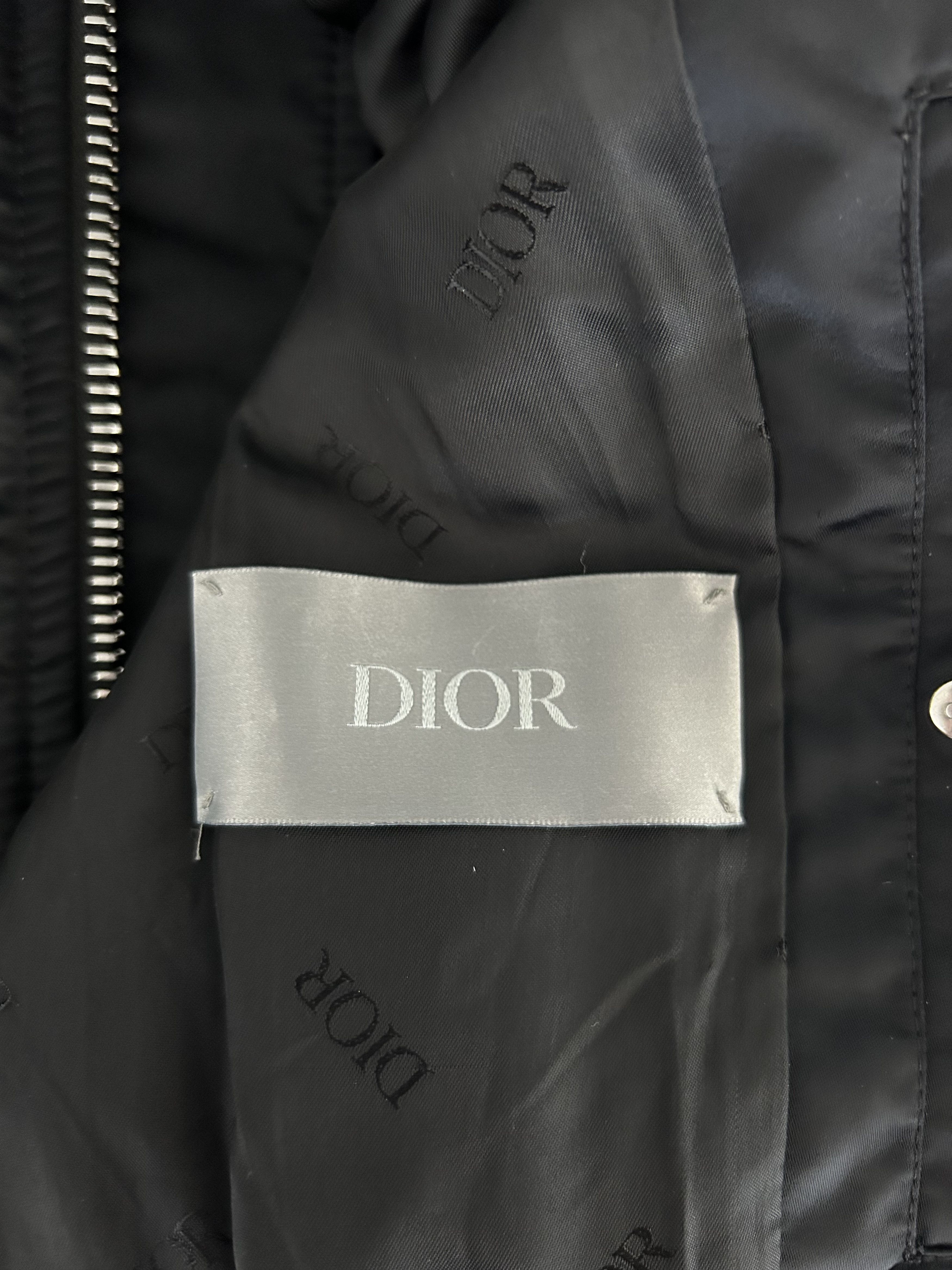 Dior Dior Peter Doig Black & White Logo Bomber Jacket Size US XXL / EU 58 / 5 - 3 Thumbnail