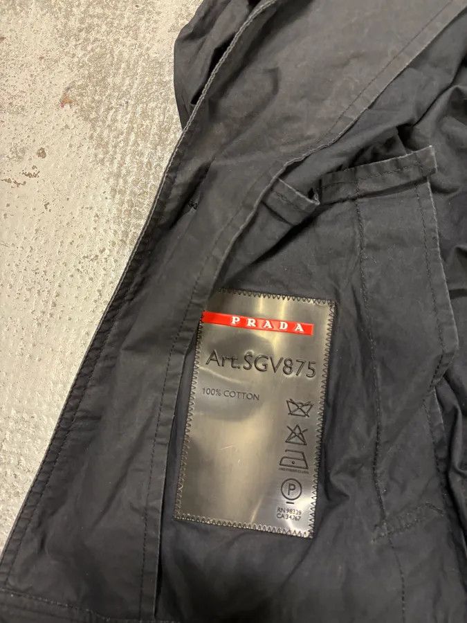 Prada AW2006 Prada Black Cropped Caban Jacket Size US M / EU 48-50 / 2 - 11 Thumbnail