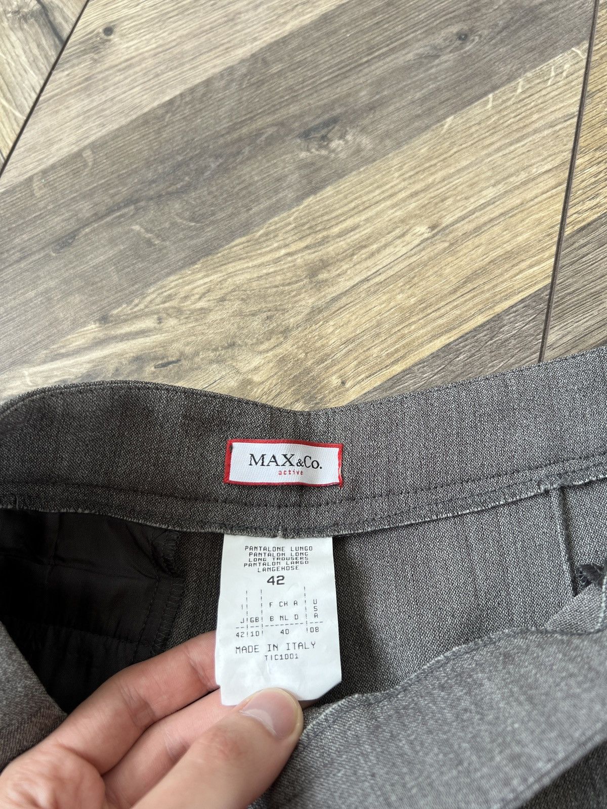 MAX&Co. Vintage Max&Co Womens Gray Wool Blend Suit Size M / US 6-8 / IT 42-44 - 18 Thumbnail