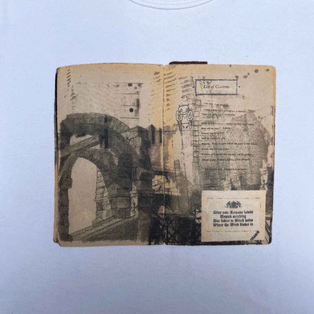 Band Tees × Vintage Radiohead 2000 Y2K Vintage Band Tour Waste Top T-Shirt Size L / US 10 / IT 46 - 2 Thumbnail