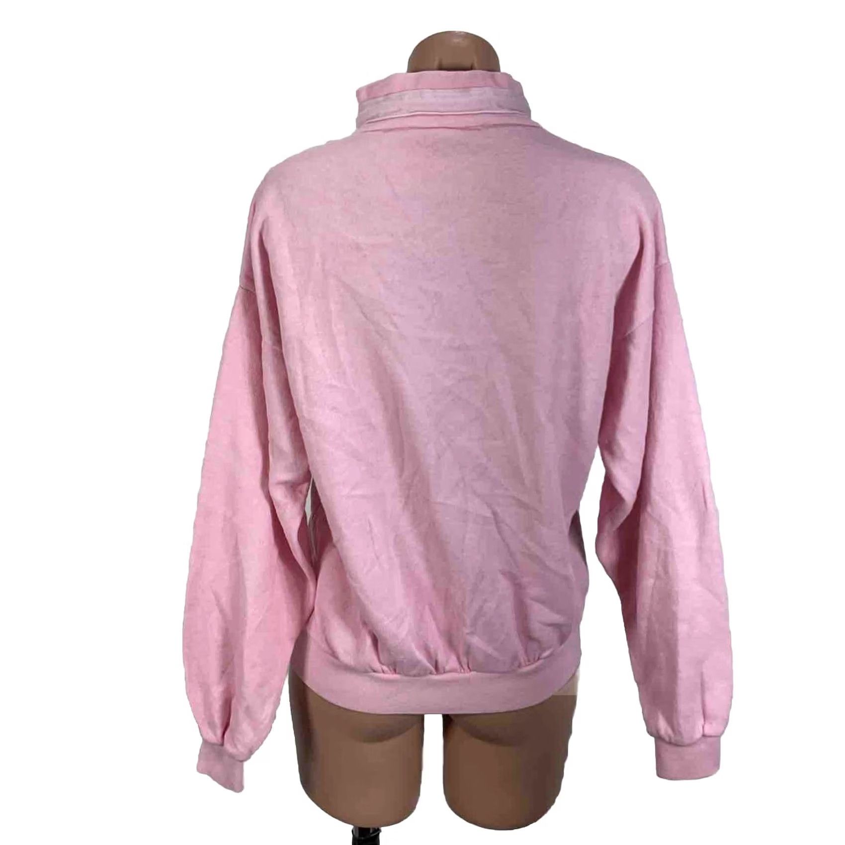 Pinko VINTAGE Cambridge University Collegiate Sweatshirt Shirt Womens L Pink Zip Size L / US 10 / IT 46 - 2 Thumbnail