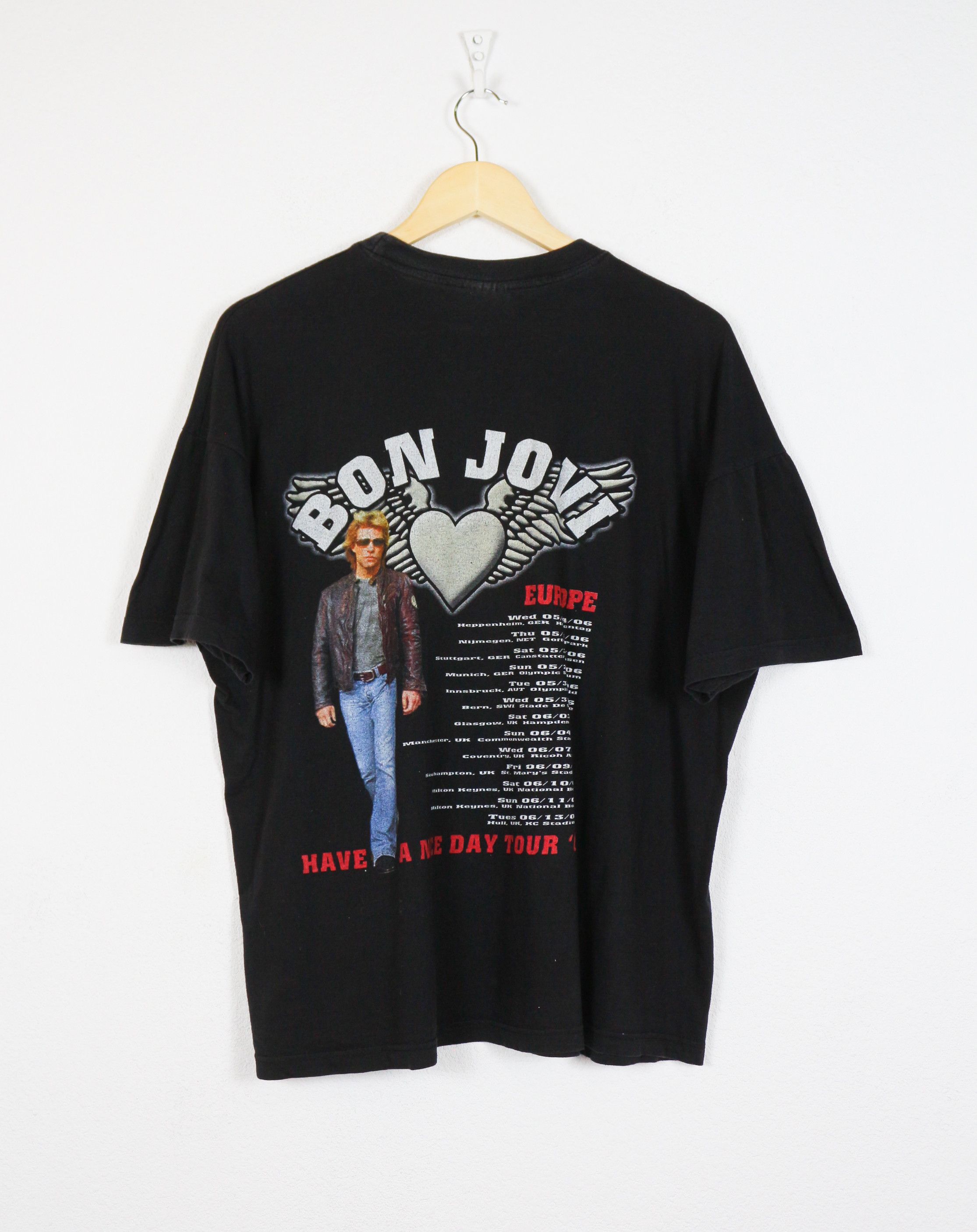 Band Tees Vintage Bon Jovi Have a Nice Day Tour Graphic Tee T-shirt Size US XL / EU 56 / 4 - 5 Thumbnail