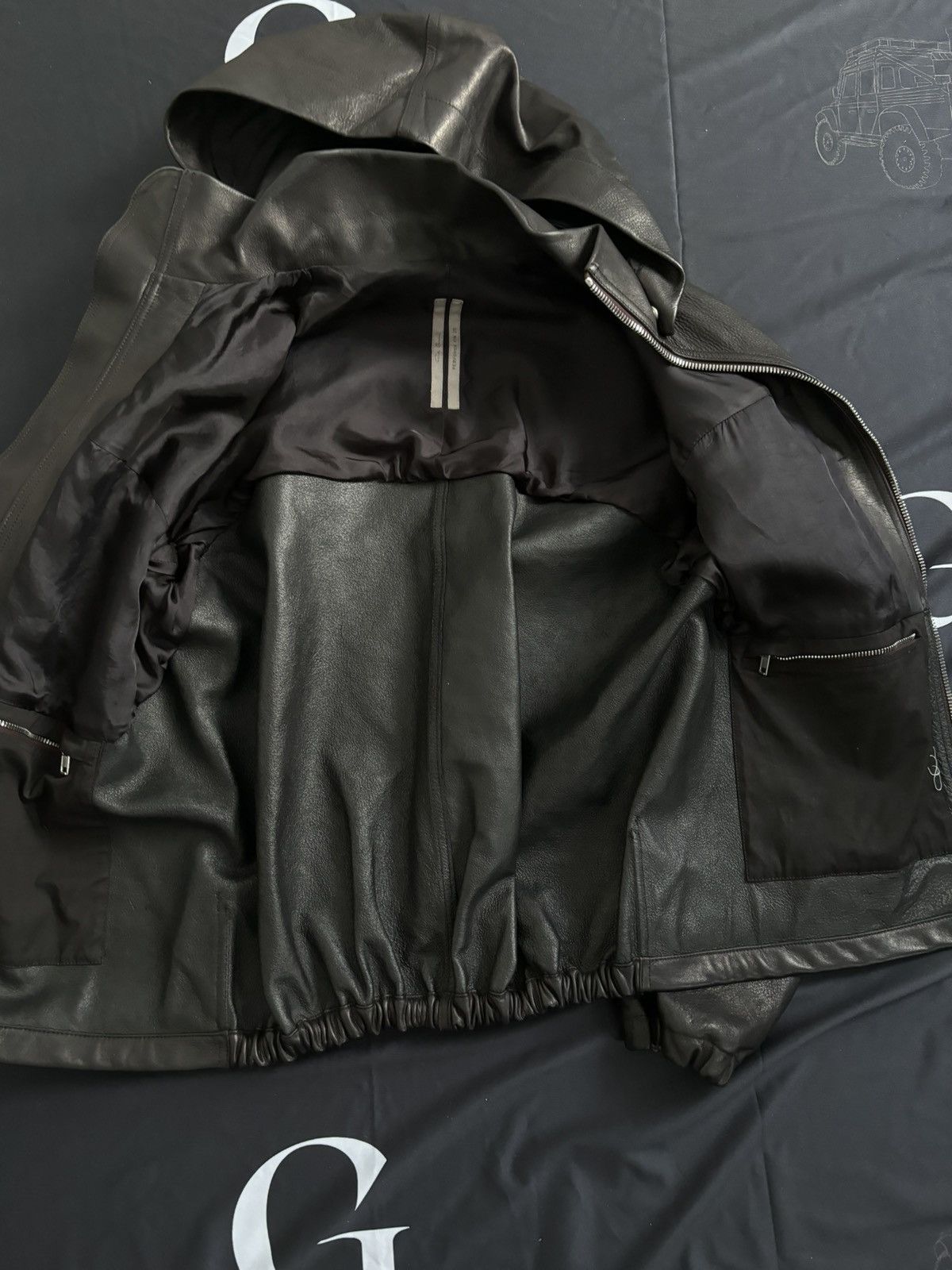 Rick Owens Rick Owen’s Black Leather Jacket Size US S / EU 44-46 / 1 - 4 Thumbnail