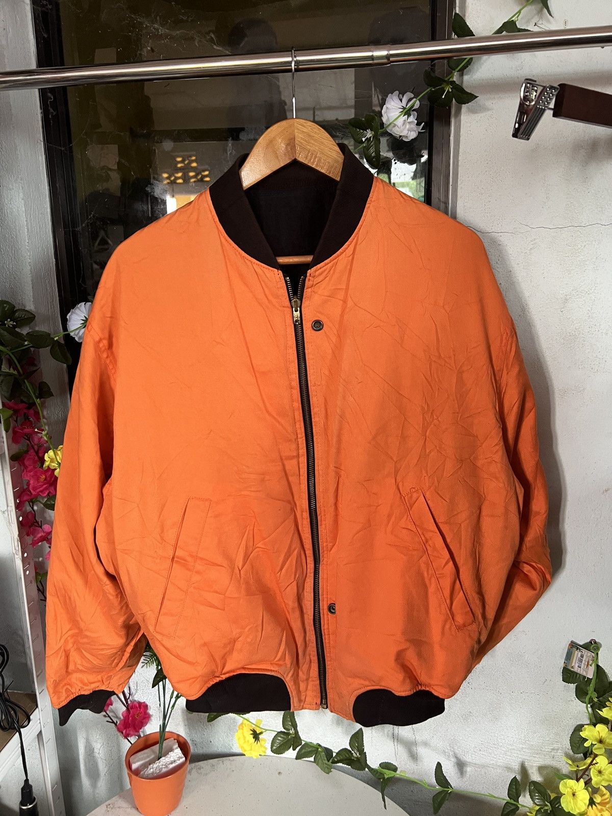 Issey Miyake × Japanese Brand SABUROKU MEN’S Bomber Jacket Size US L / EU 52-54 / 3 - 4 Thumbnail