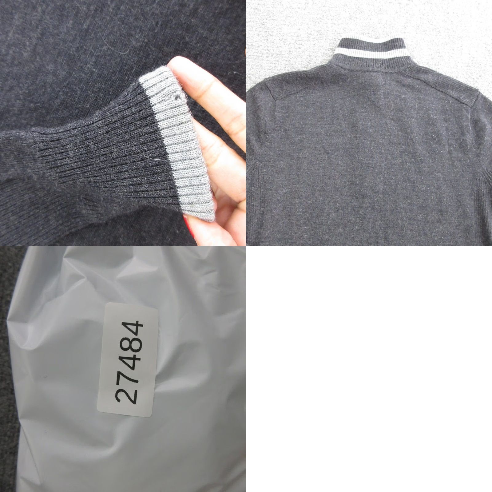 Patagonia Patagonia Mens Sweater 1/4 Zip Mock Neck Wool Pullover Knit Gray S Solid Merino Wool Pullover Men M GrAy 1/4 Zip Mock Neck Knit Size US M / EU 48-50 / 2 - 8 Thumbnail