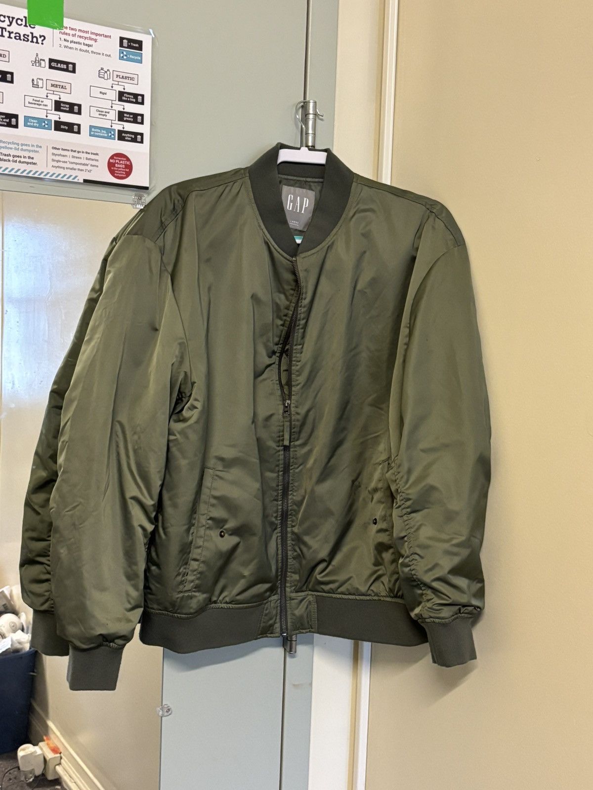 Gap × Vintage Gap men’s vintage green bomber Size US L / EU 52-54 / 3 - 3 Thumbnail