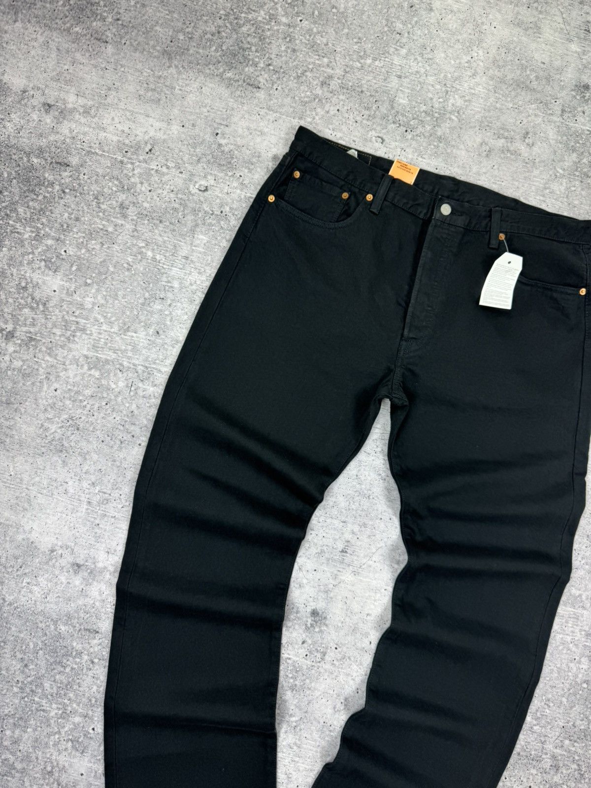 Levi's Vintage Levi’s 501 Straight Fit Black Denim Jeans Trousers Size US 38 / EU 54 - 5 Thumbnail
