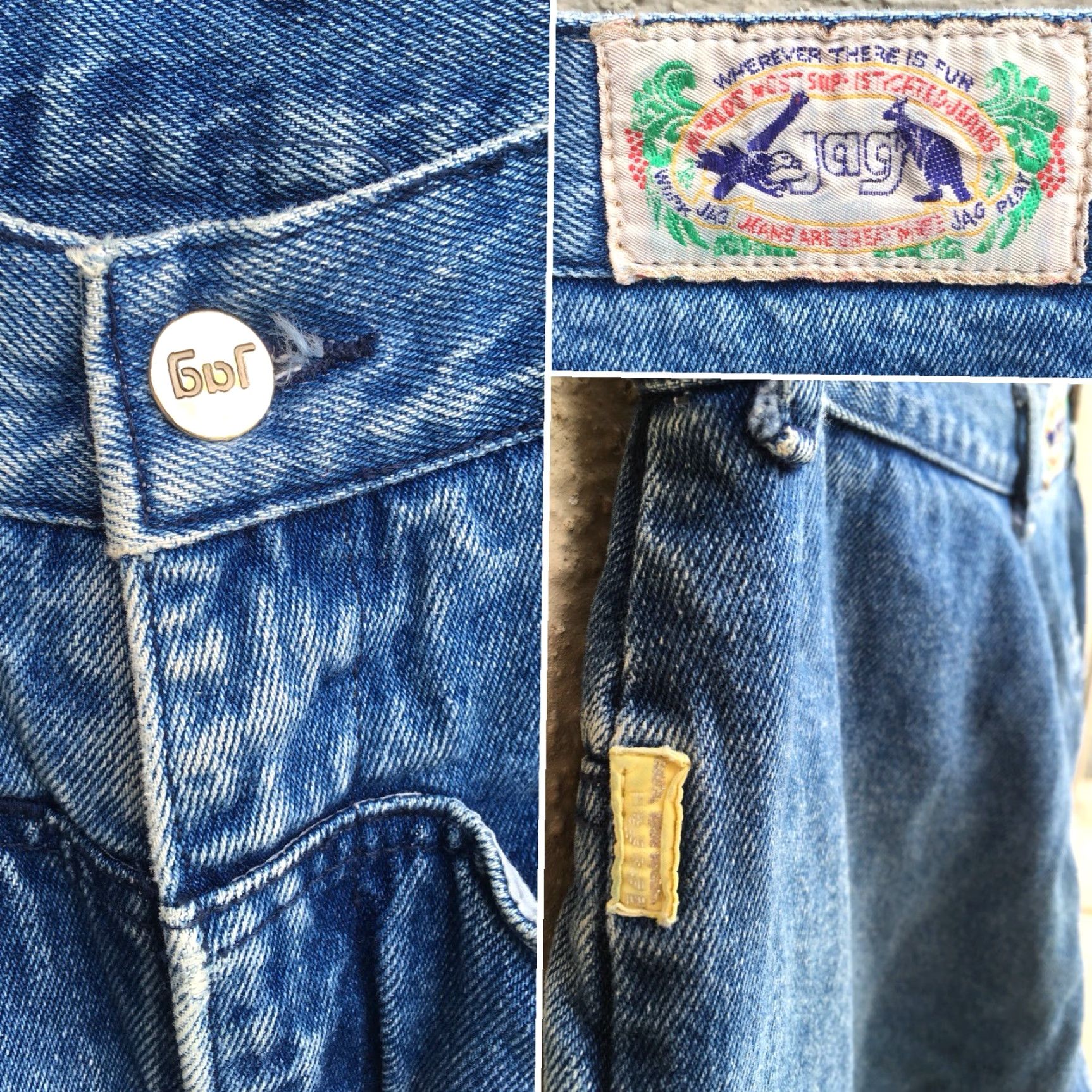 Vintage VINTAGE Jag Jeans High Waist 80s 1980s Tapered Leg 27” Waist Mom Jeans Blue Denim Hip Hop Mens (or Womens? gender not specified) Size 27" / US 4 / IT 40 - 2 Thumbnail