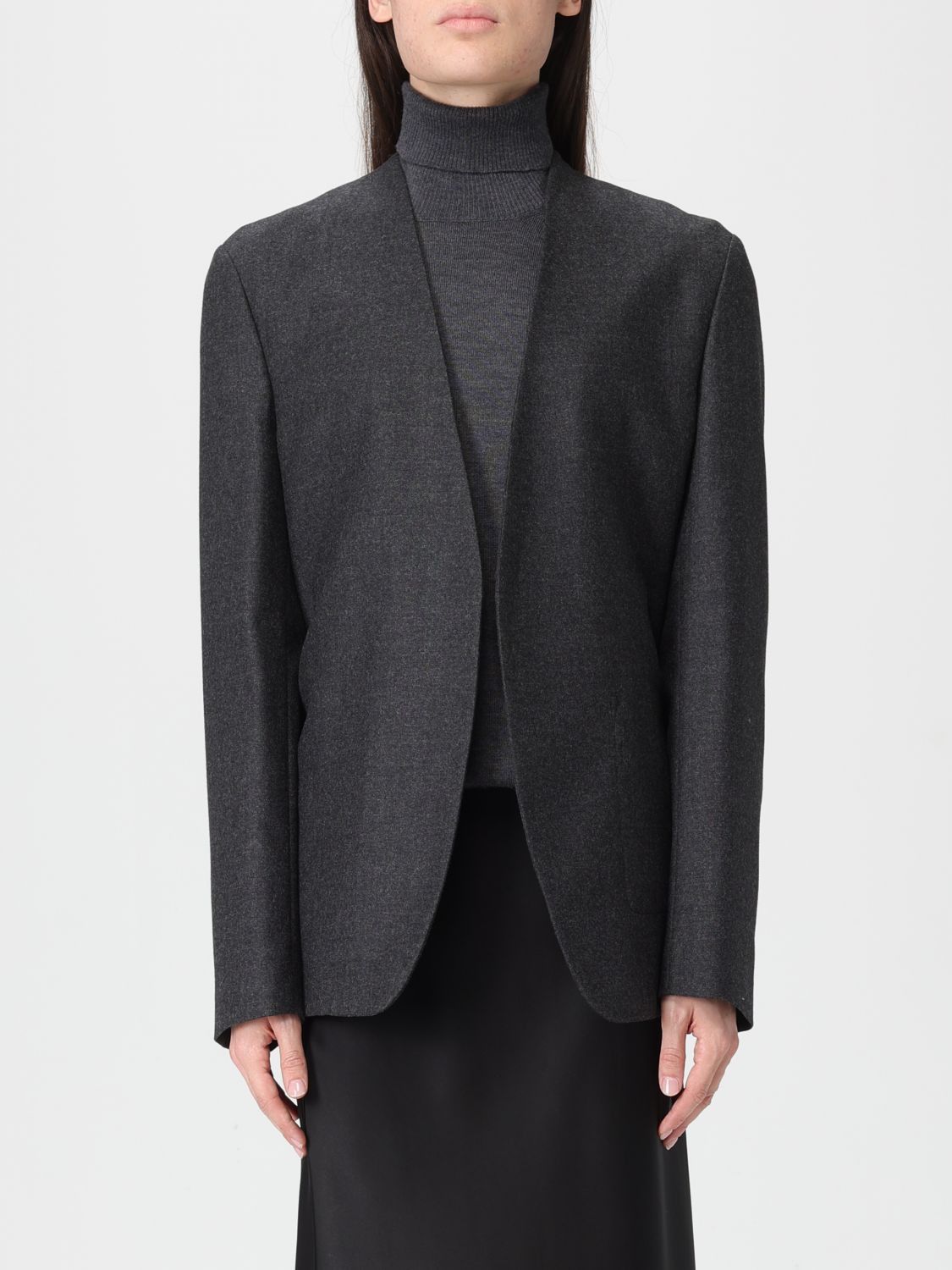Maison Margiela Maison Margiela Jacket Woman Grey Size S / US 4 / IT 40 - 1 Thumbnail