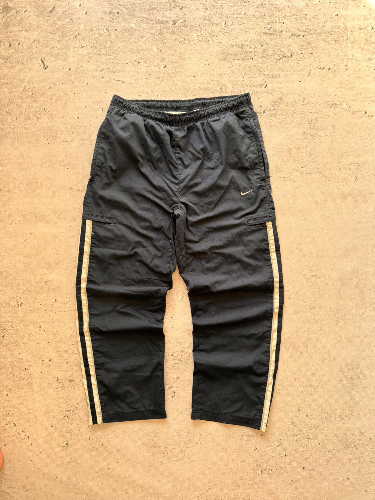 Nike × Vintage NIKE VINTAGE BASIC LOGO OVERSIZE BAGGY PANTS Size US 32 / EU 48 - 1 Thumbnail