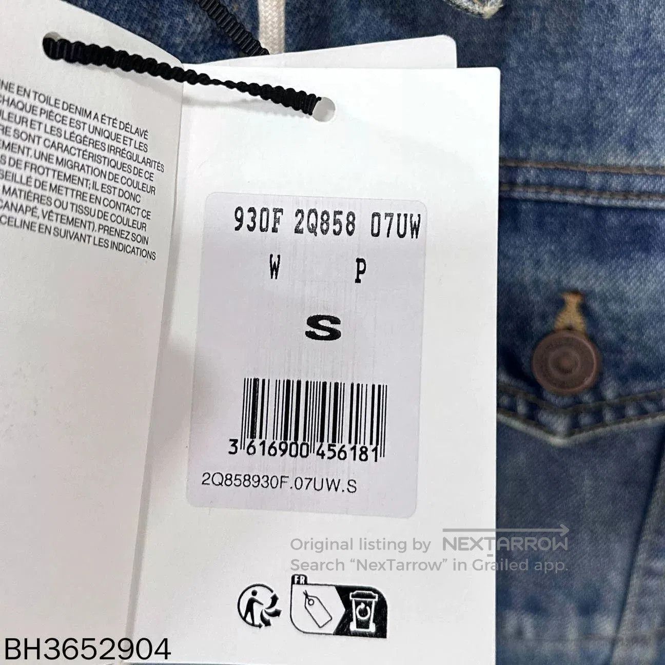 Celine Hooded Logo Denim Jacket Celine. Size S / US 4 / IT 40 - 6 Thumbnail