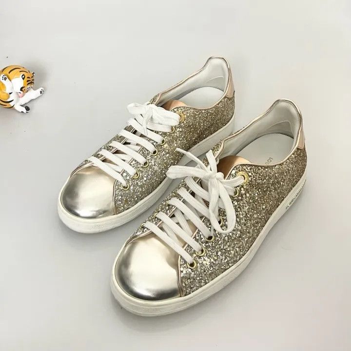 Other Louis Vuitton Glitter Low-Top Sneakers for Men and Women -2 Size US 5.5 / EU 38 - 1 Thumbnail