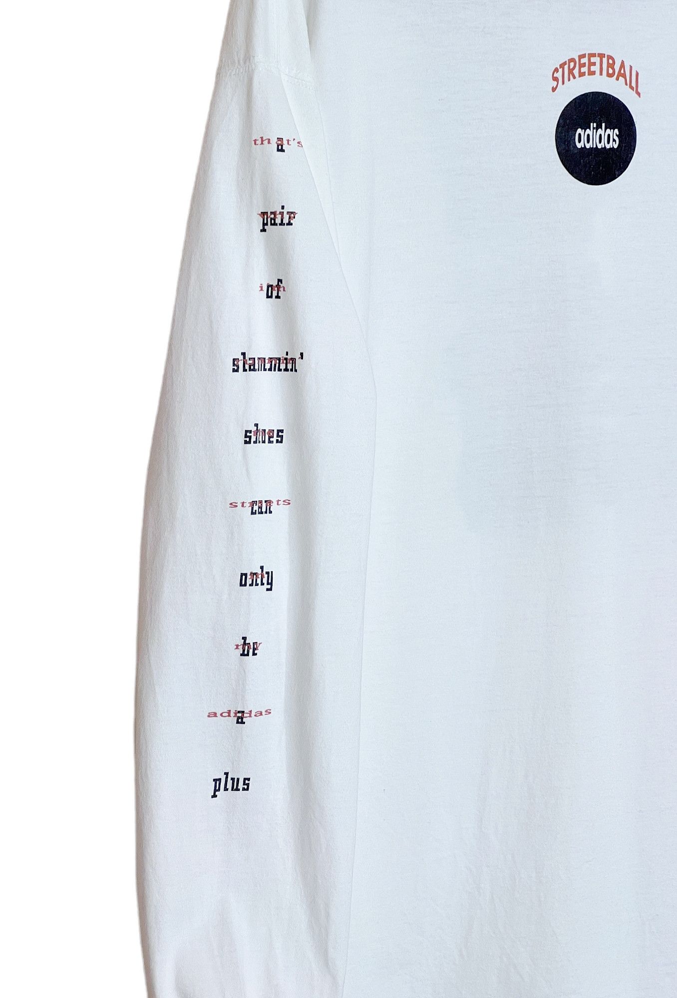 Adidas × NBA × Vintage Vintage Adidas Streetball T-Shirt Long Sleeve Size US M / EU 48-50 / 2 - 9 Thumbnail