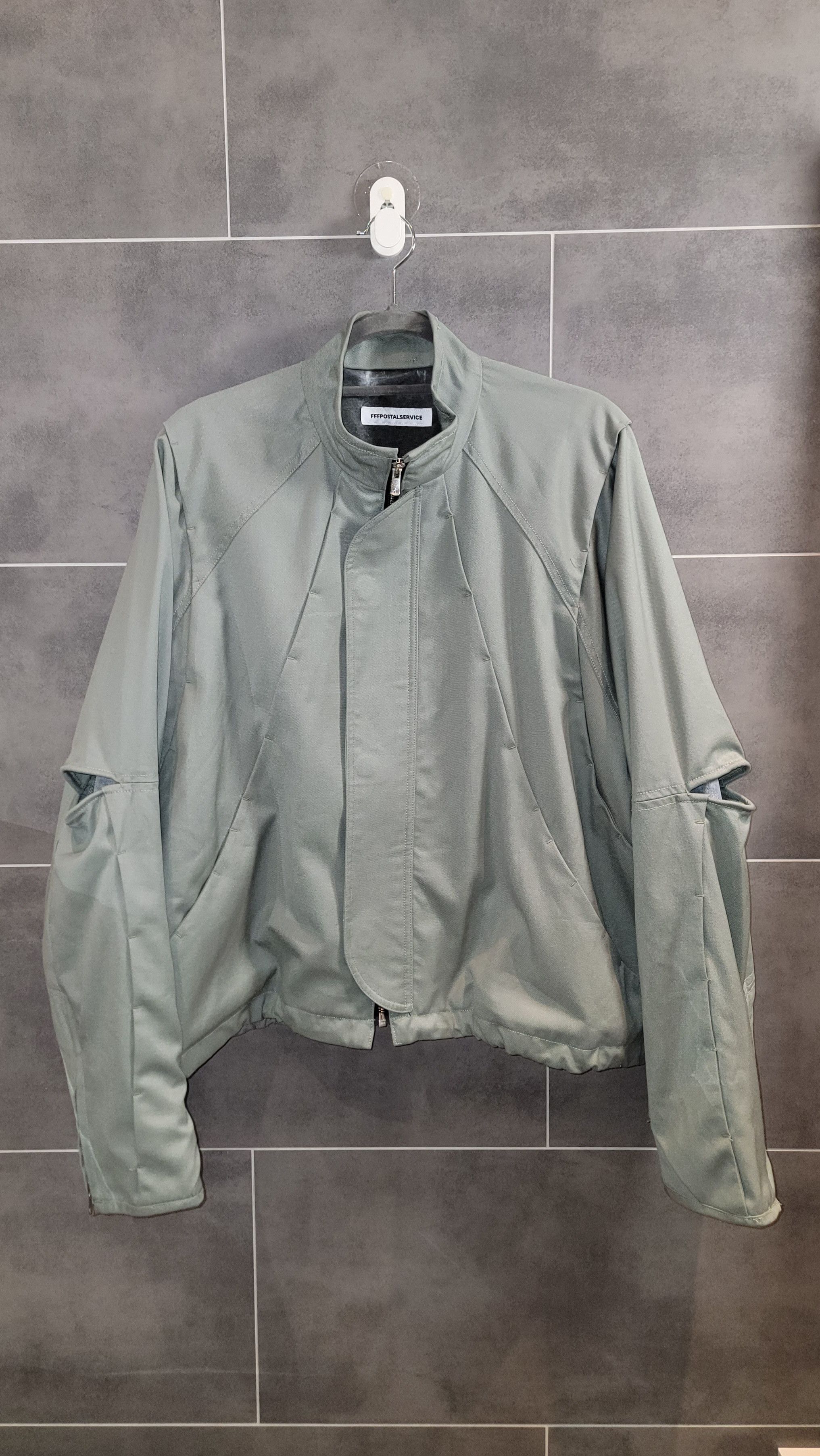 FFFPOSTALSERVICE S/S23 Hooded Parachute Bomber V1(Tokyo Green) Size US L / EU 52-54 / 3 - 5 Thumbnail