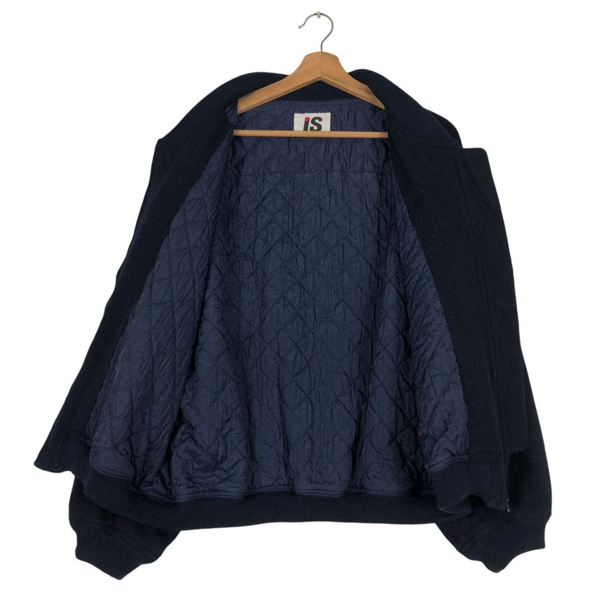 Issey Miyake 🔥VINTAGE ISSEY MIYAKE I.S. CARE LABELS WOOL BOMBER JACKET Size US L / EU 52-54 / 3 - 15 Thumbnail