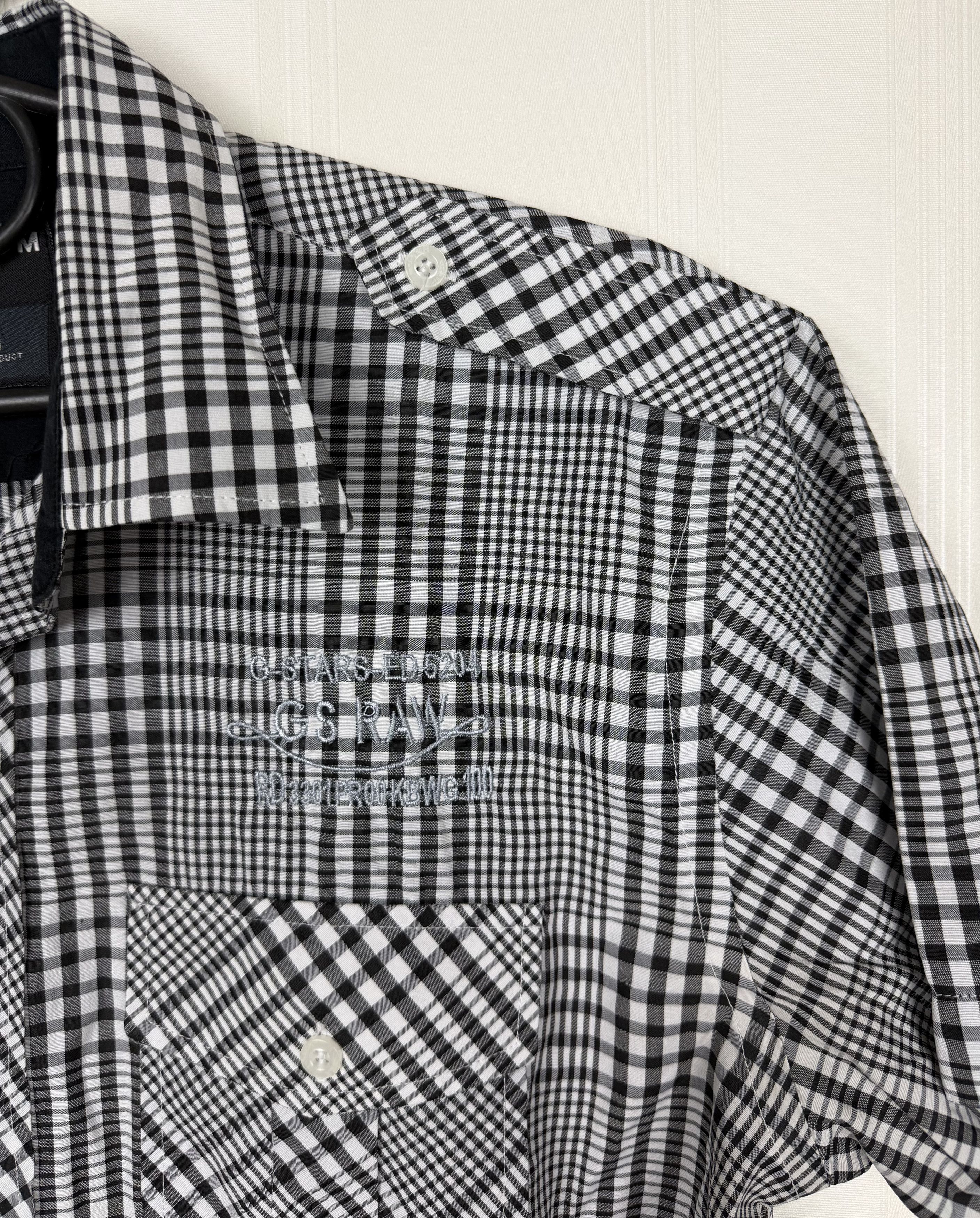 G-Star G-Star Gray Plaid Short Sleeve Shirt Size US M / EU 48-50 / 2 - 8 Thumbnail