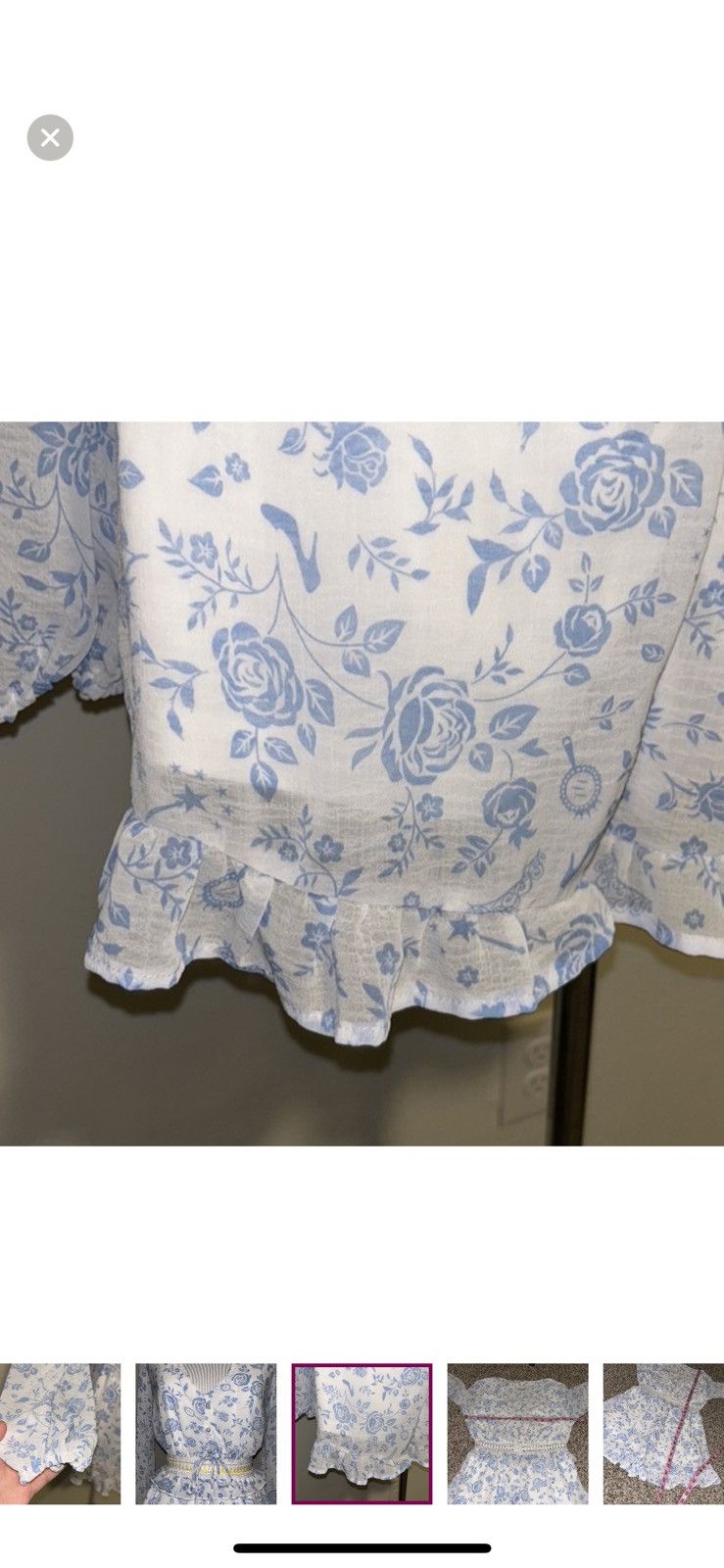 Disney Disney princess XS floral crochet waist romper Size 26" / US 2 / IT 38 - 6 Thumbnail