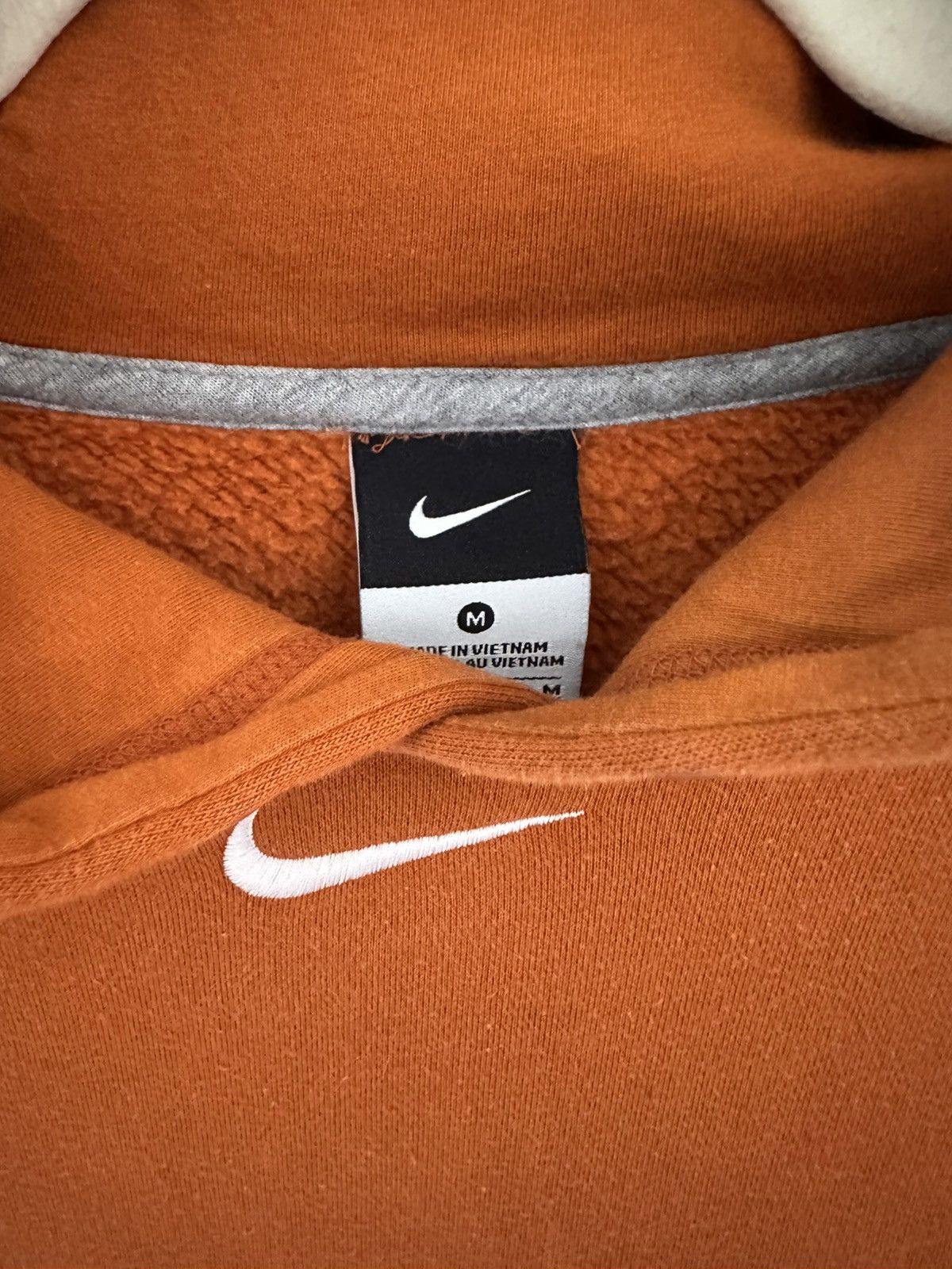 Nike Nike Swoosh Center Logo Orange Hoodie Size US M / EU 48-50 / 2 - 2 Thumbnail