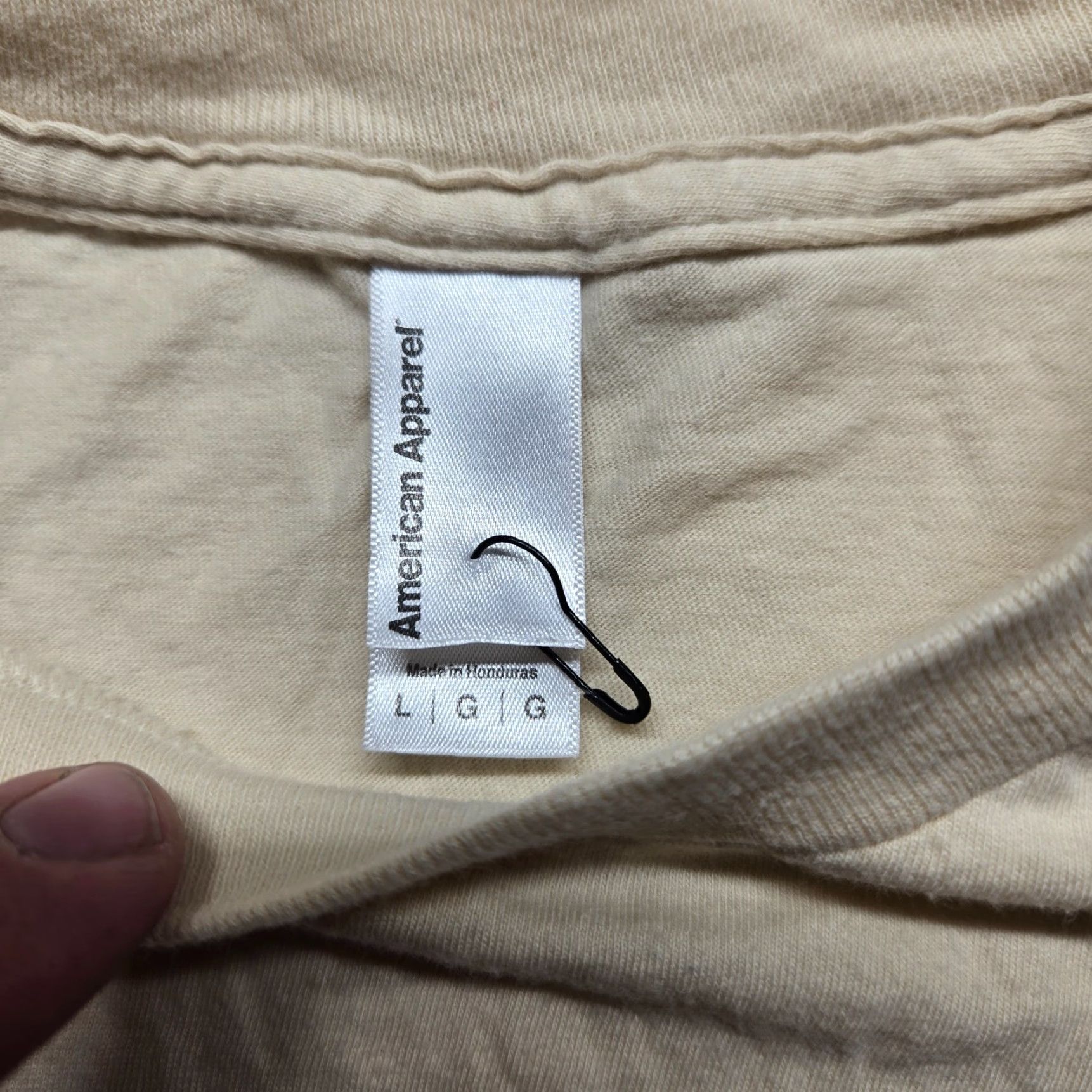American Apparel VINTAGE American Apparel T-Shirt Short Sleeve Women's Large Brown Casual Spring Fall 2020s Size L / US 10 / IT 46 - 3 Thumbnail
