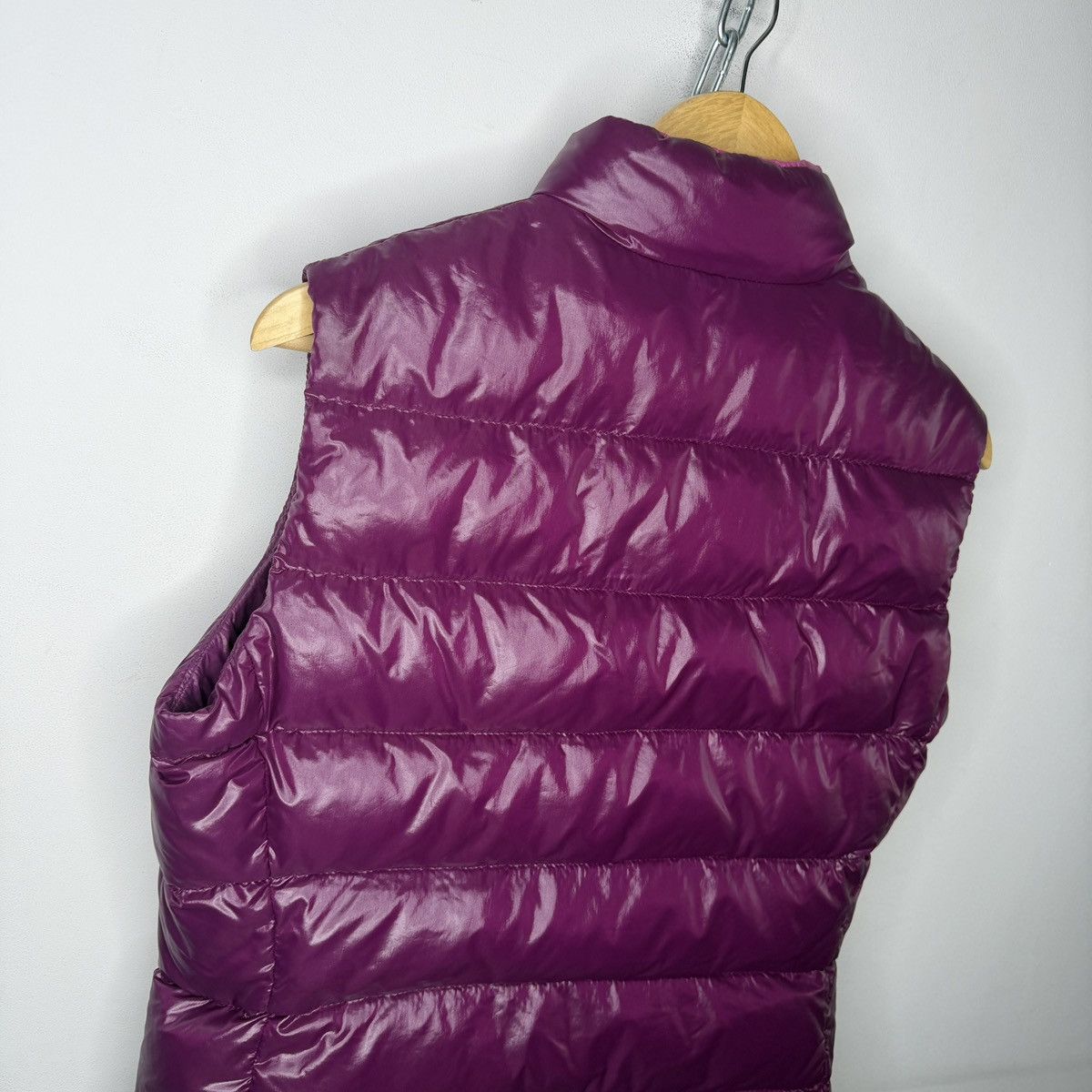 Moncler Moncler Pink Purple Liane Down Quilted Gilet Vest Size M / US 6-8 / IT 42-44 - 16 Thumbnail