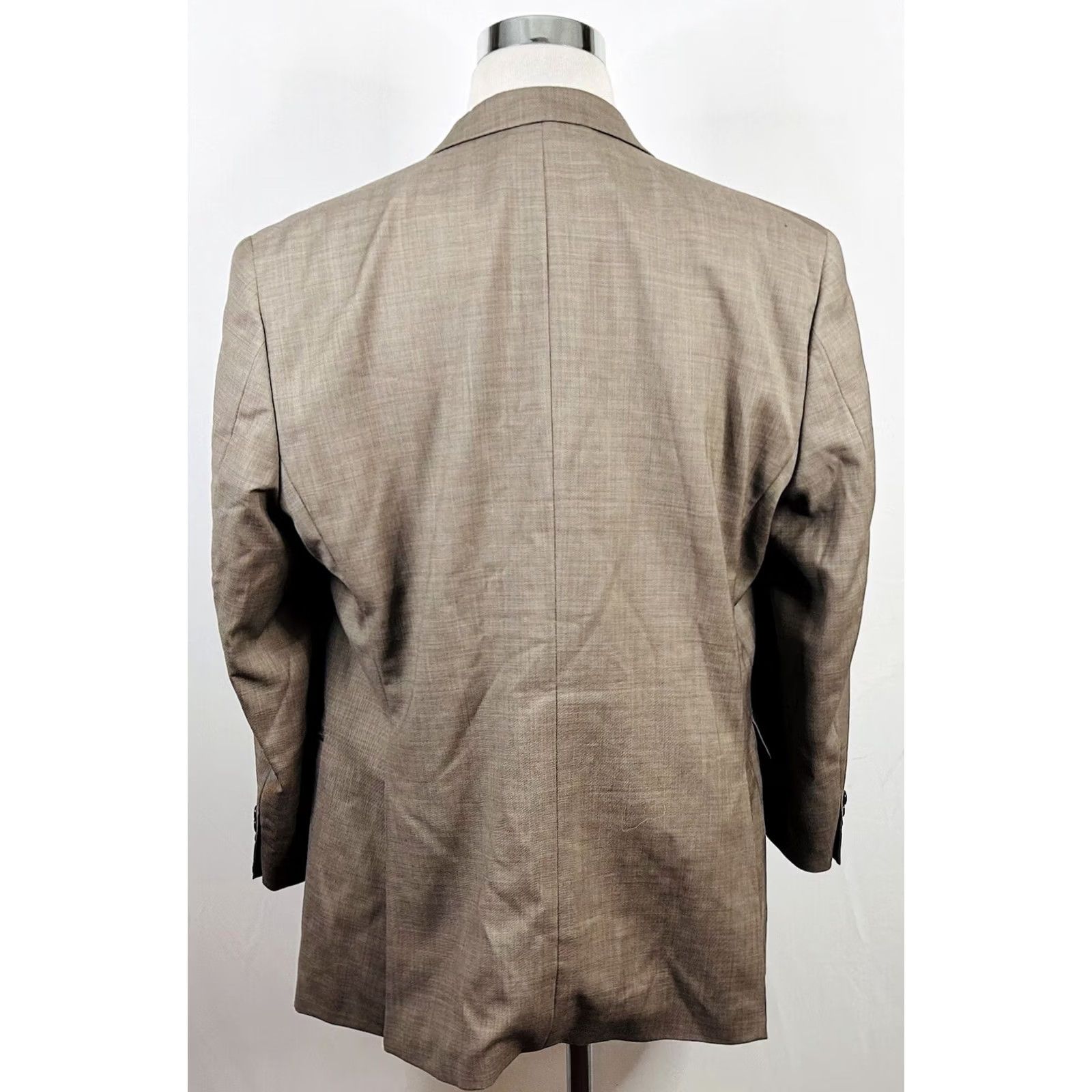 Tommy Hilfiger Tommy Hilfiger Sport Coat 46R Wool Beige Two-Button Lined Double-Vented Men’s Grade 46 Regular Navy? Size US XS / EU 42 / 0 - 6 Thumbnail