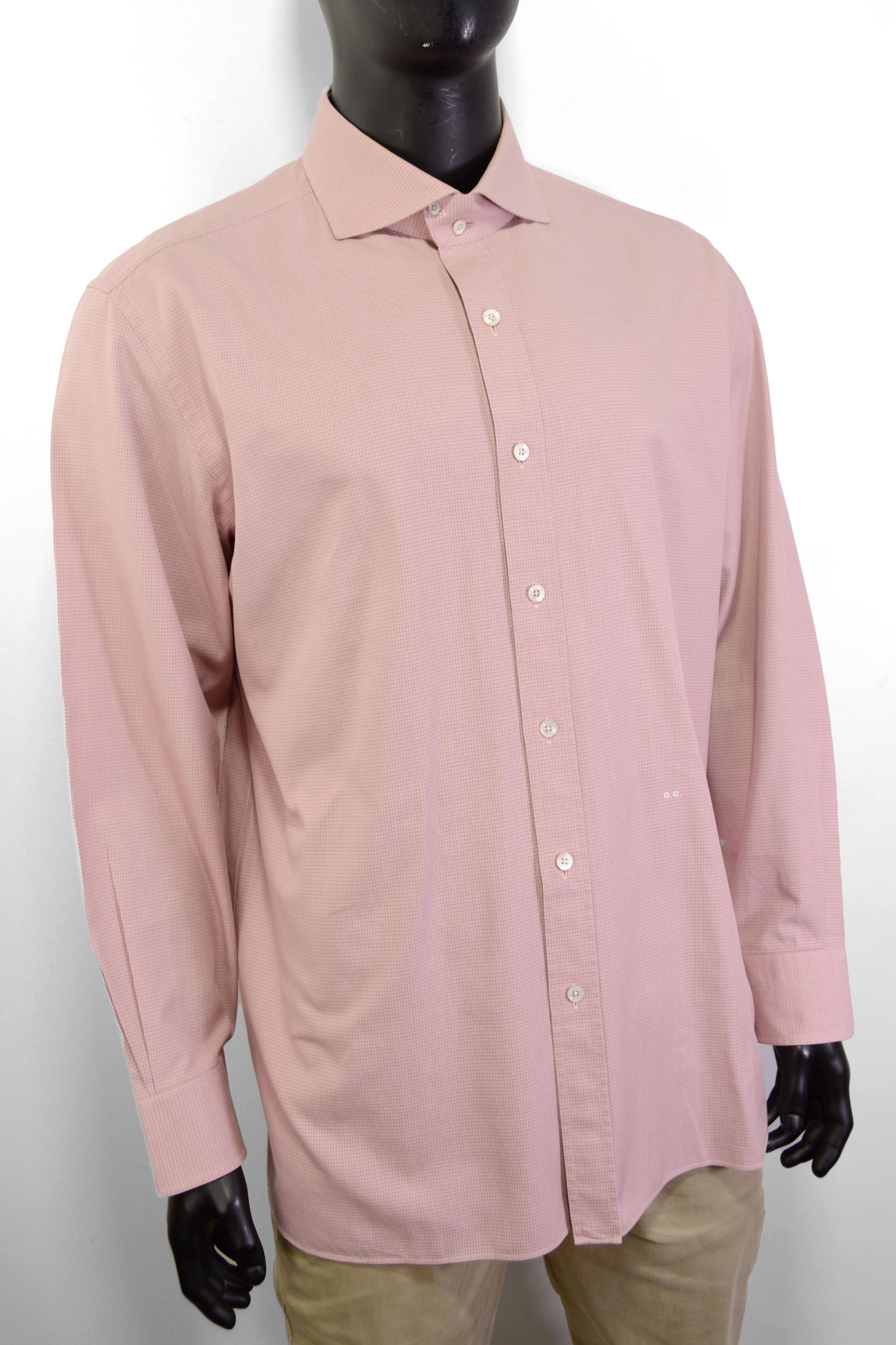 Tom Ford MTO Amazing Men's Tom Ford Shirt 48 Pink Cotton Italy Size US XXL / EU 58 / 5 - 2 Thumbnail