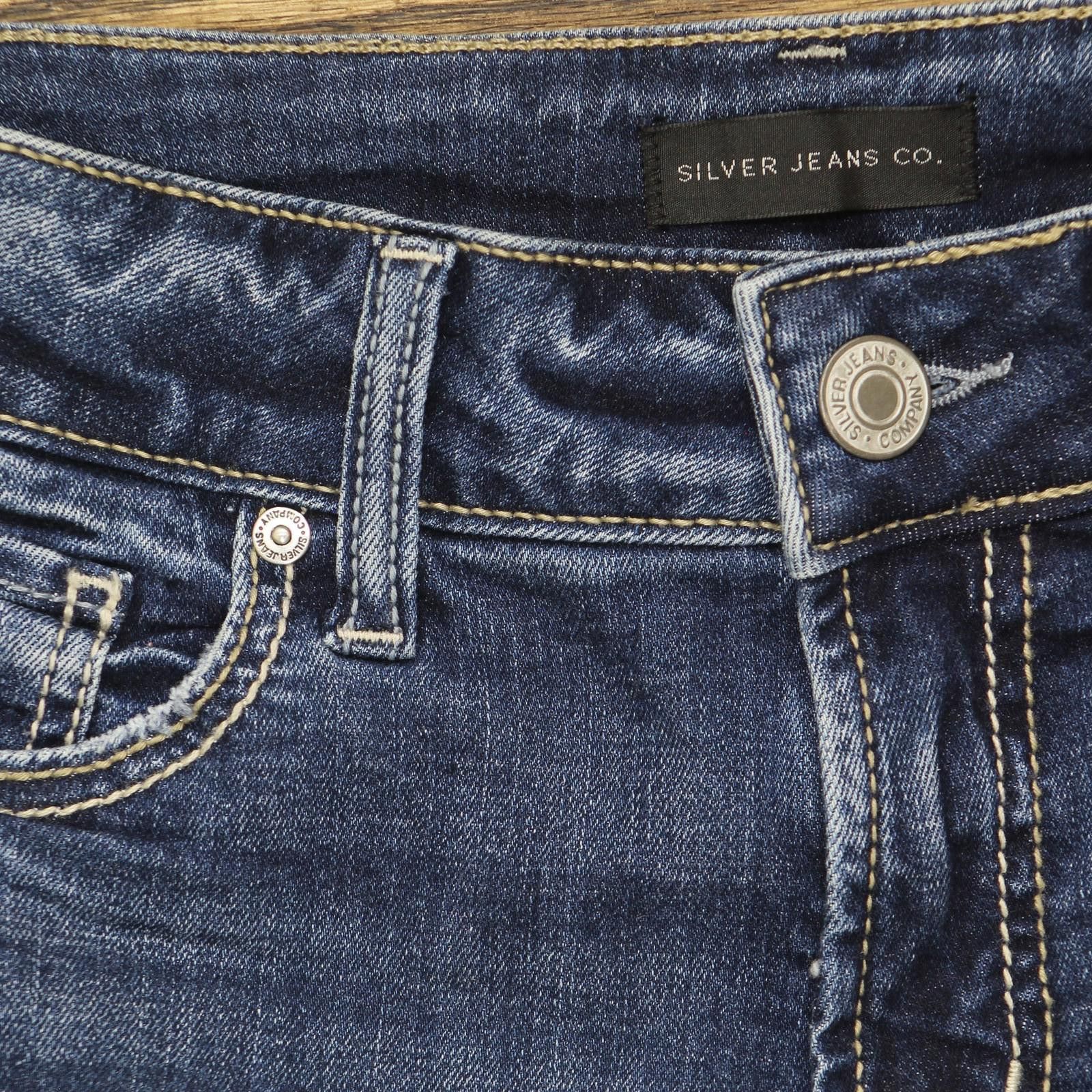 Silver Jeans Co. Nwt Silver Jeans Co. Curvy Fit Bermuda Short Indigo Blue 25 Size 25" / US 0 / IT 36 - 4 Thumbnail