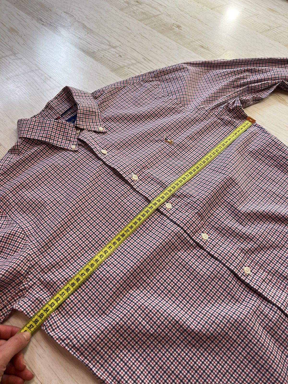 Ralph Lauren Ralph Lauren Slim Fit Plaid Shirt L Blue Red Check Cotton Size US L / EU 52-54 / 3 - 11 Thumbnail