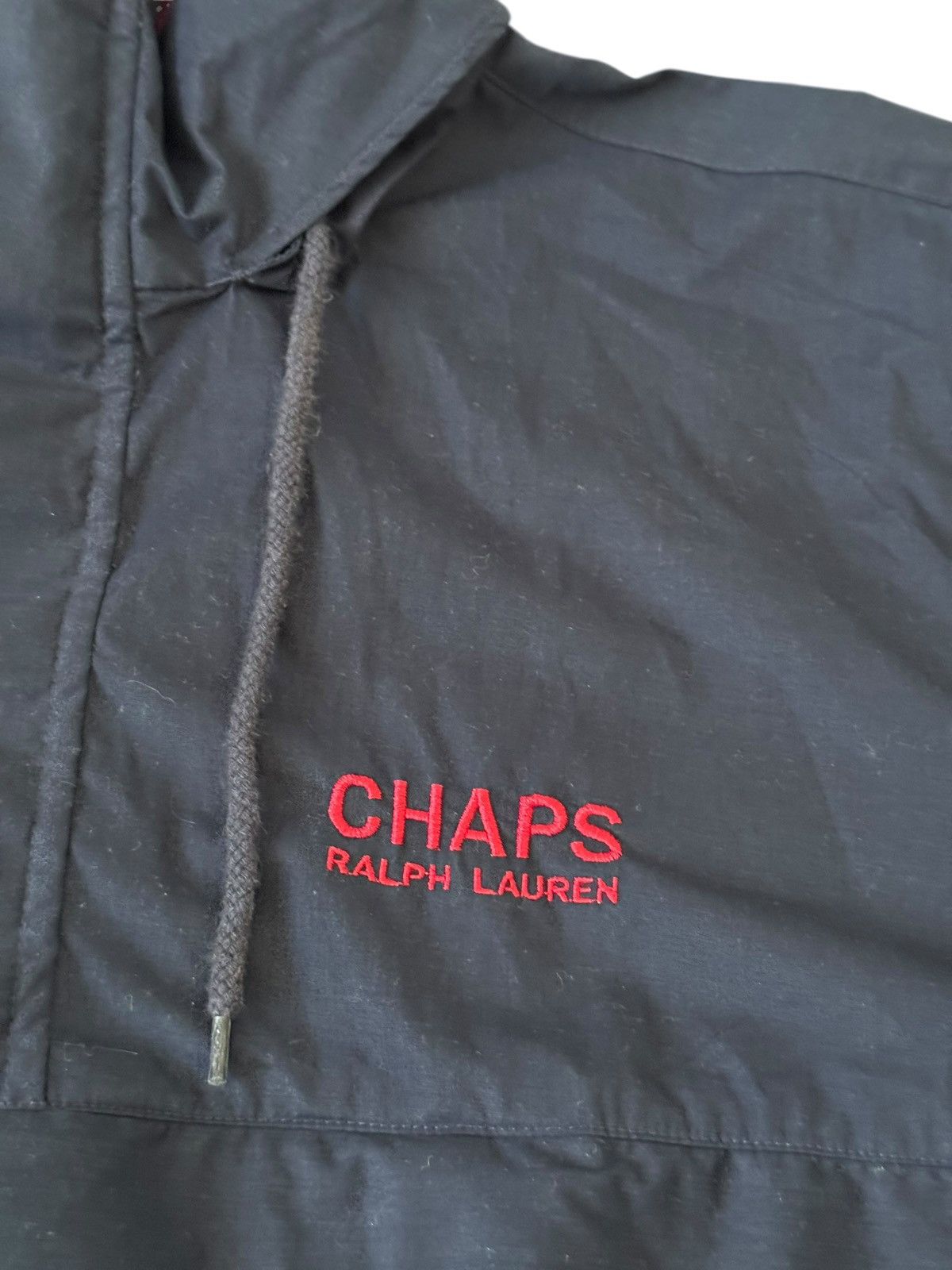 Chaps × Ralph Lauren × Vintage Ralph Lauren Chaps Hooded Anorak Windbreaker Jacket Large Size US L / EU 52-54 / 3 - 4 Thumbnail