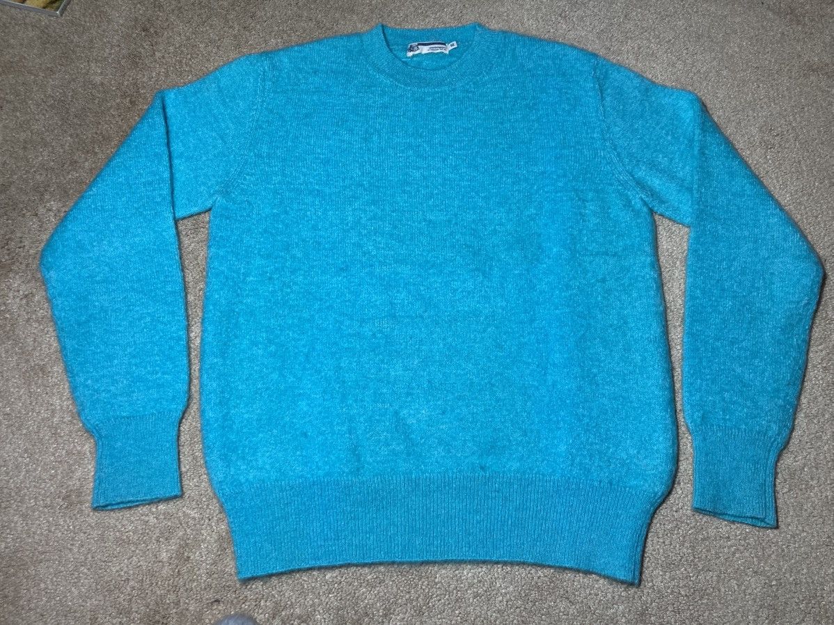 Bape 2000s Bape Cerulean Blue Wool Sweater Knit Mohair OG 90s Size US XS / EU 42 / 0 - 2 Thumbnail