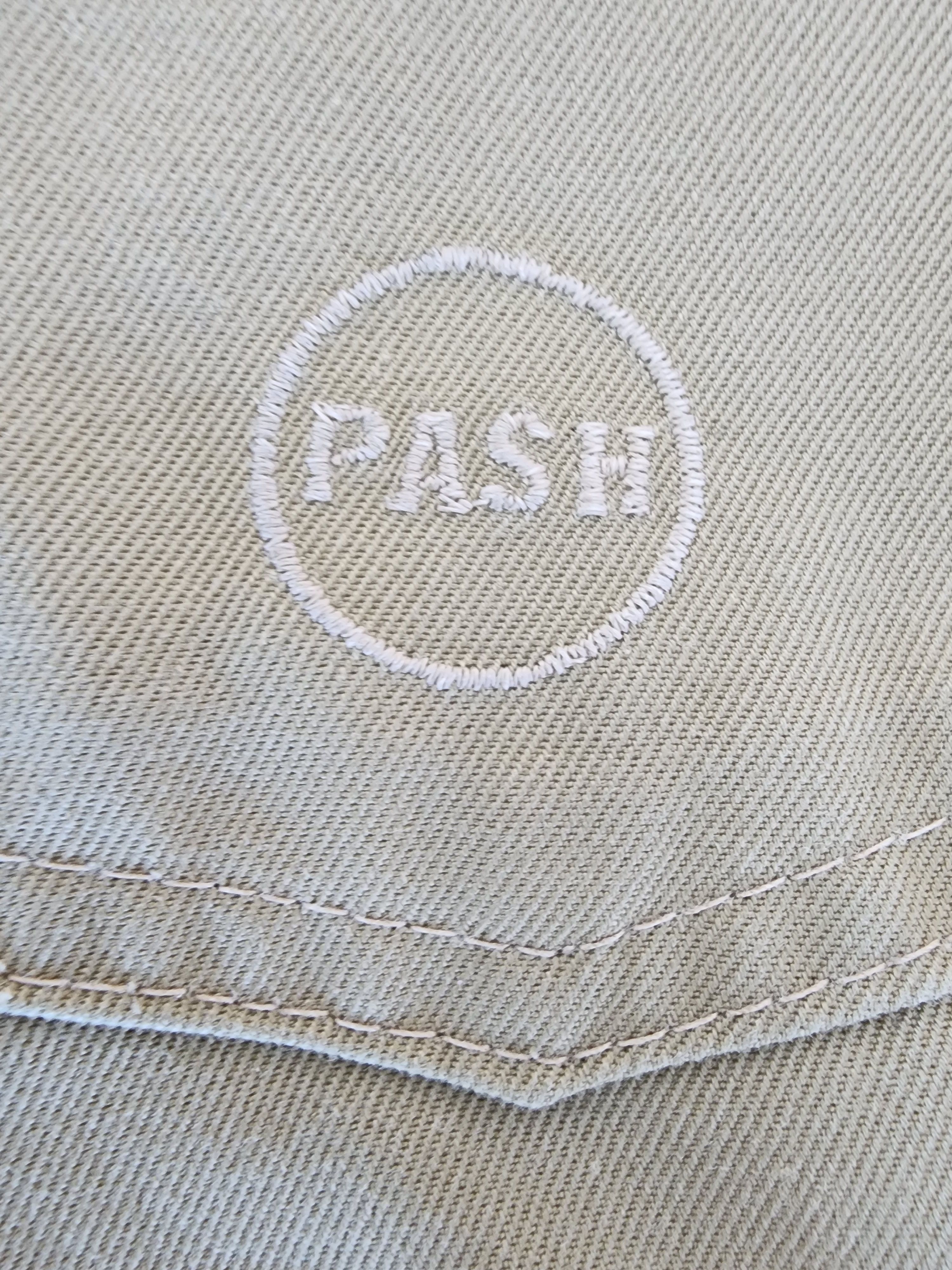 Other Vintage 90s Pash Pants – Beige Khaki, Unworn, Rare Find Size US 32 / EU 48 - 7 Thumbnail